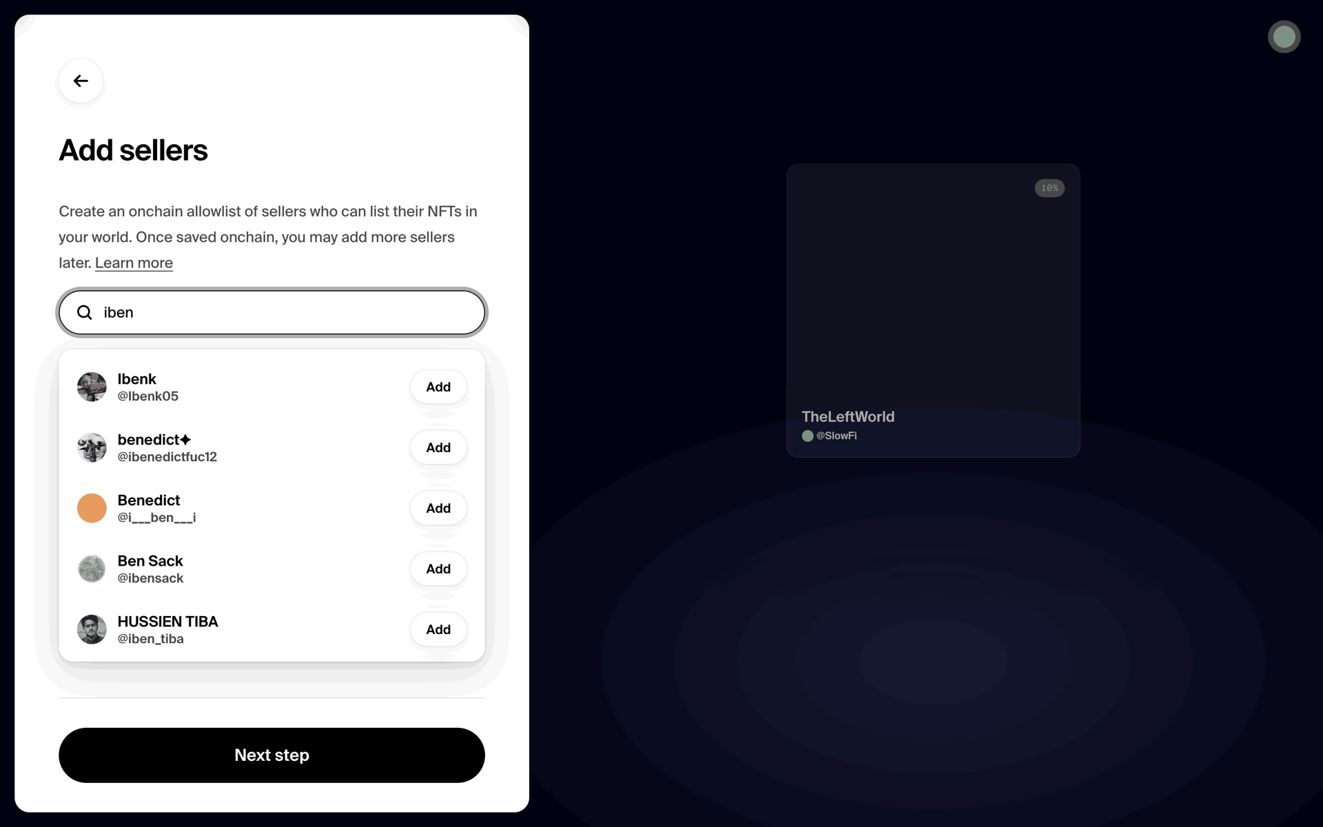 Foundation Web Crypto & Web3 interface screenshot 21