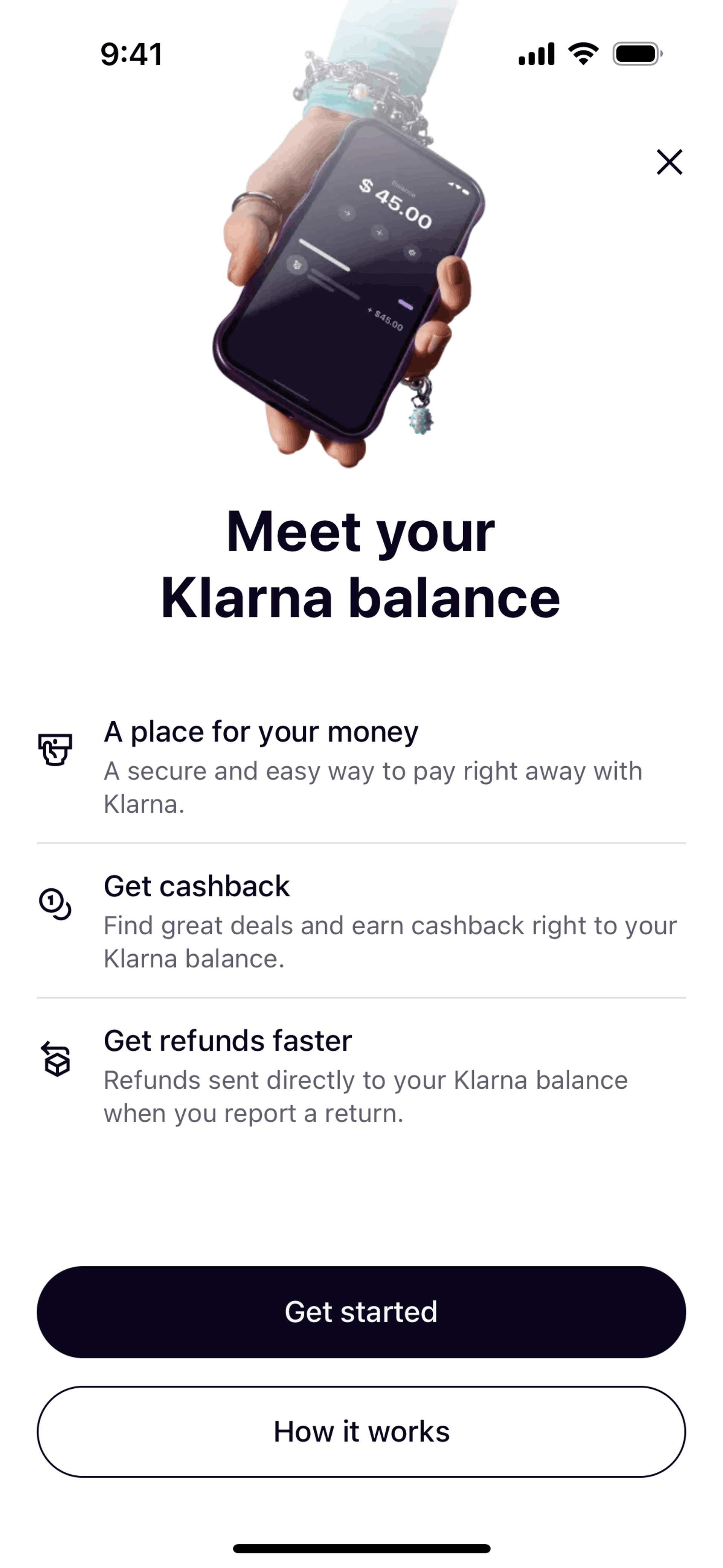 Klarna iOS Finance interface screenshot 24