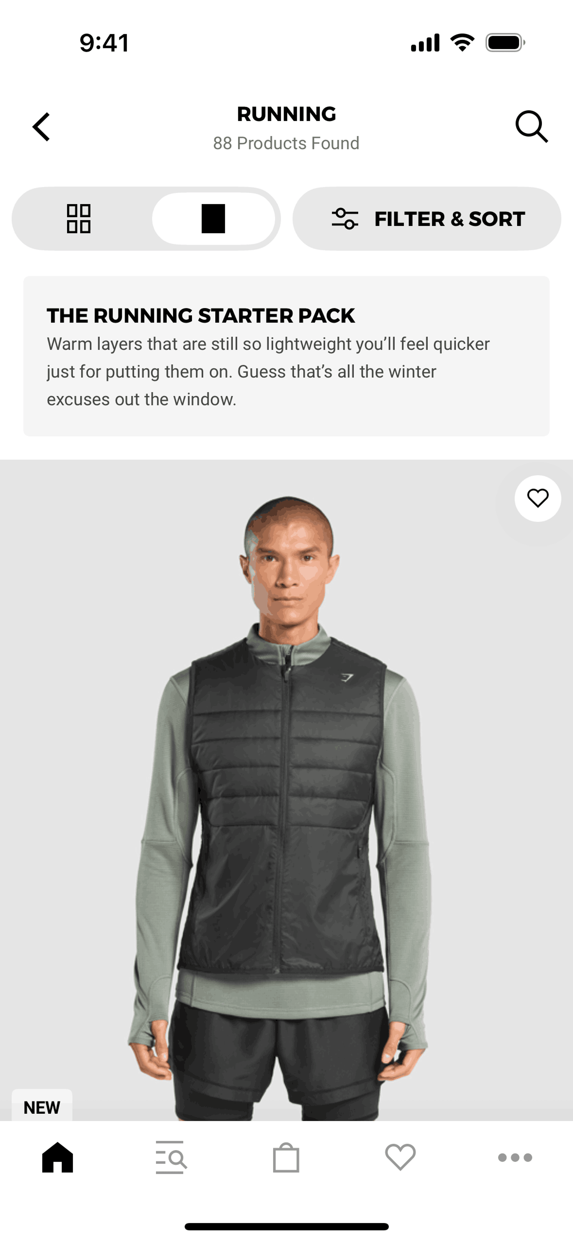Gymshark iOS Shopping interface screenshot 9