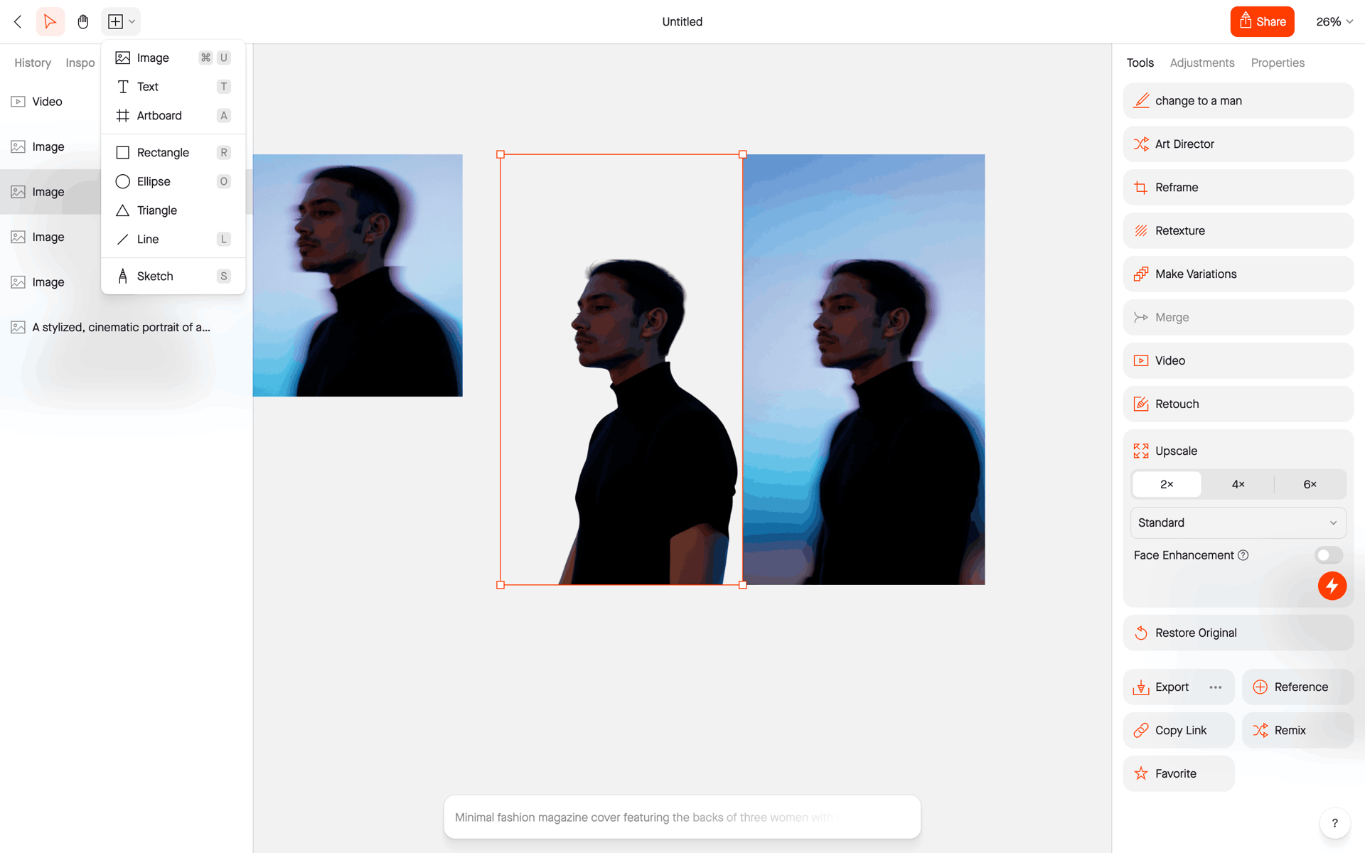Visual Electric Web AI interface screenshot 18