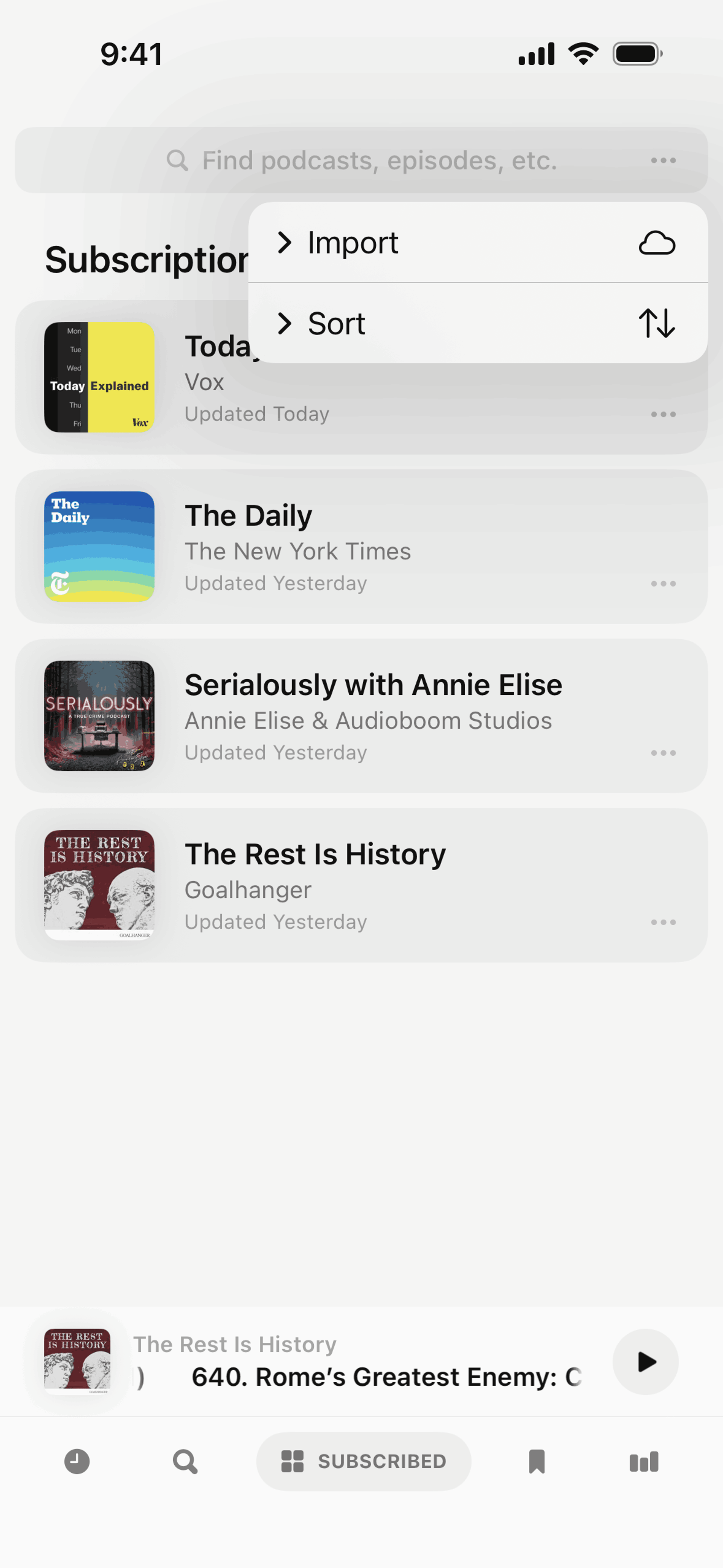 Neuecast iOS News interface screenshot 5