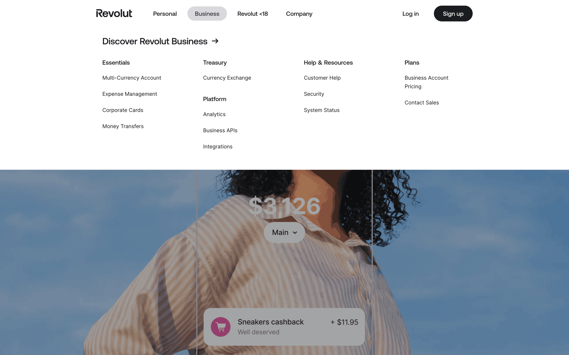 Revolut Web Finance interface screenshot 22