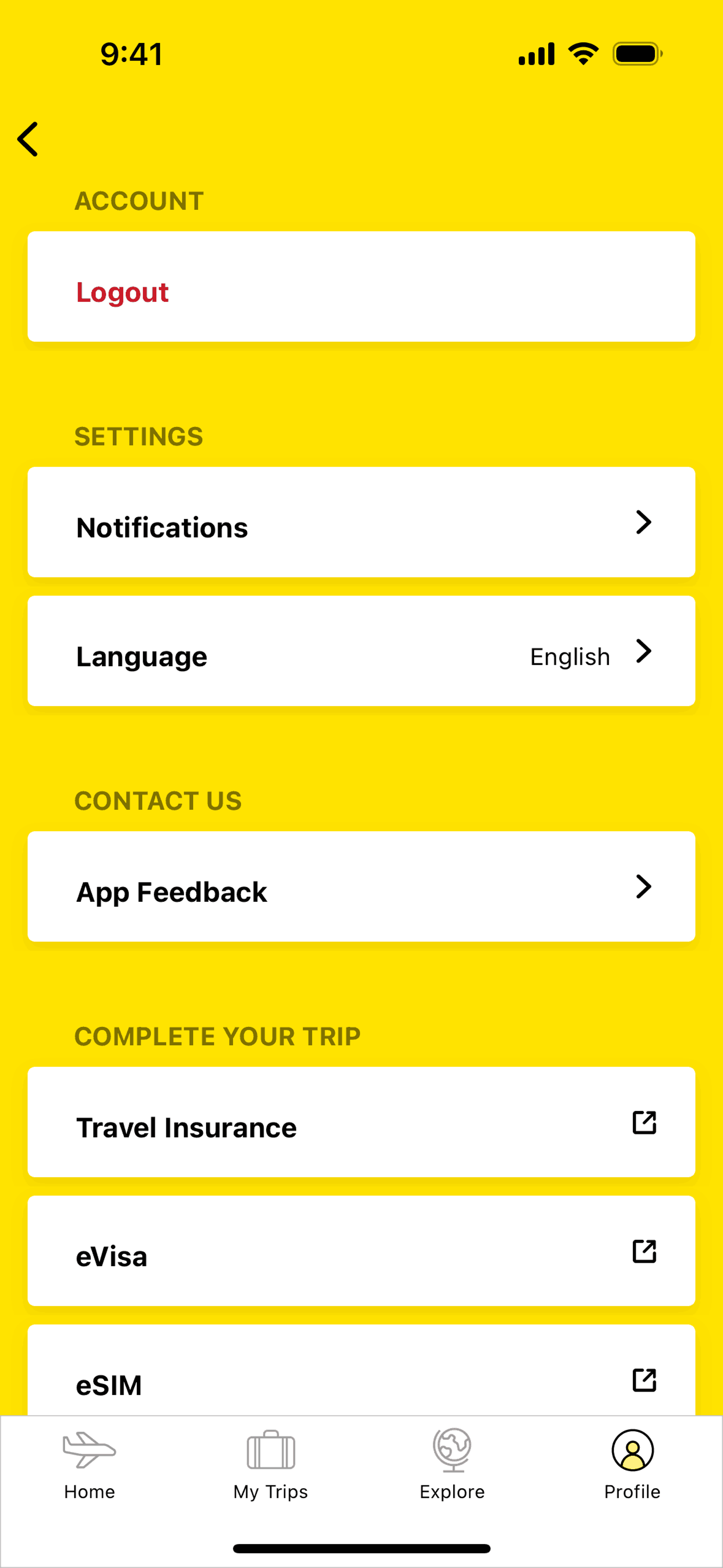 Scoot iOS Travel & Transportation interface screenshot 10