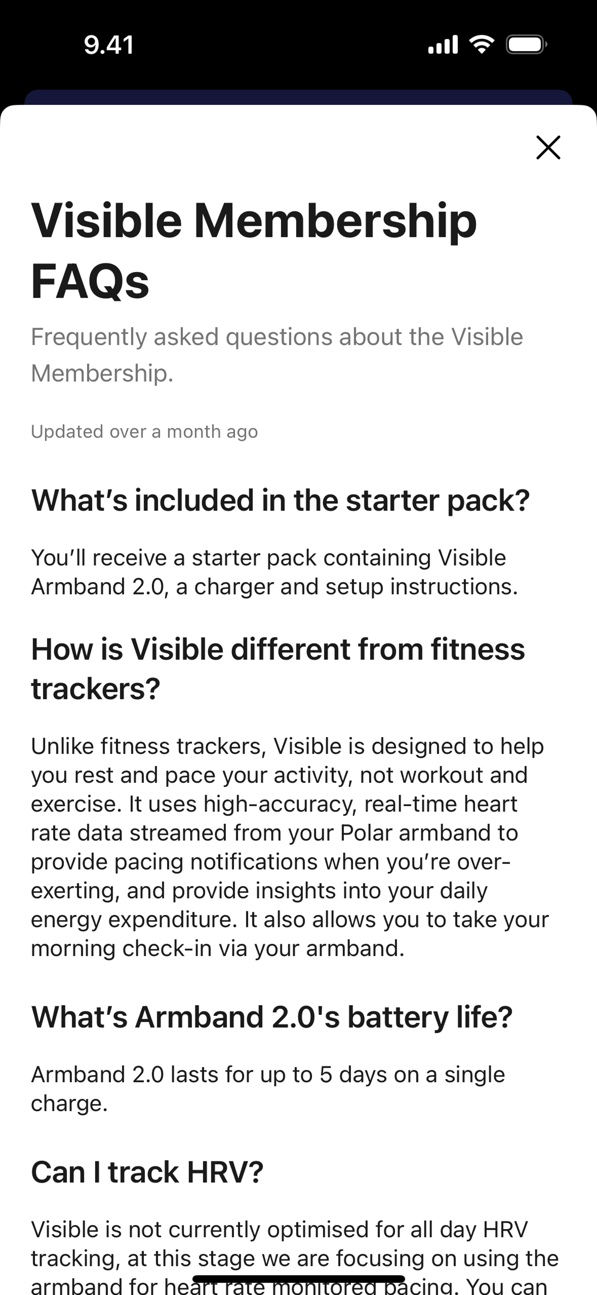 Visible iOS Health & Fitness interface screenshot 23