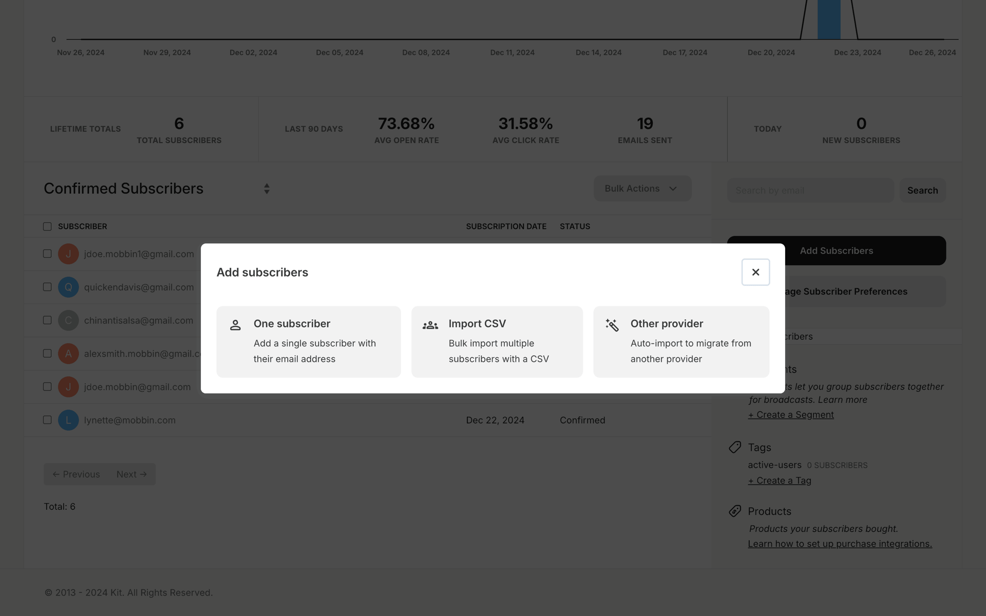Kit Web Business interface screenshot 24