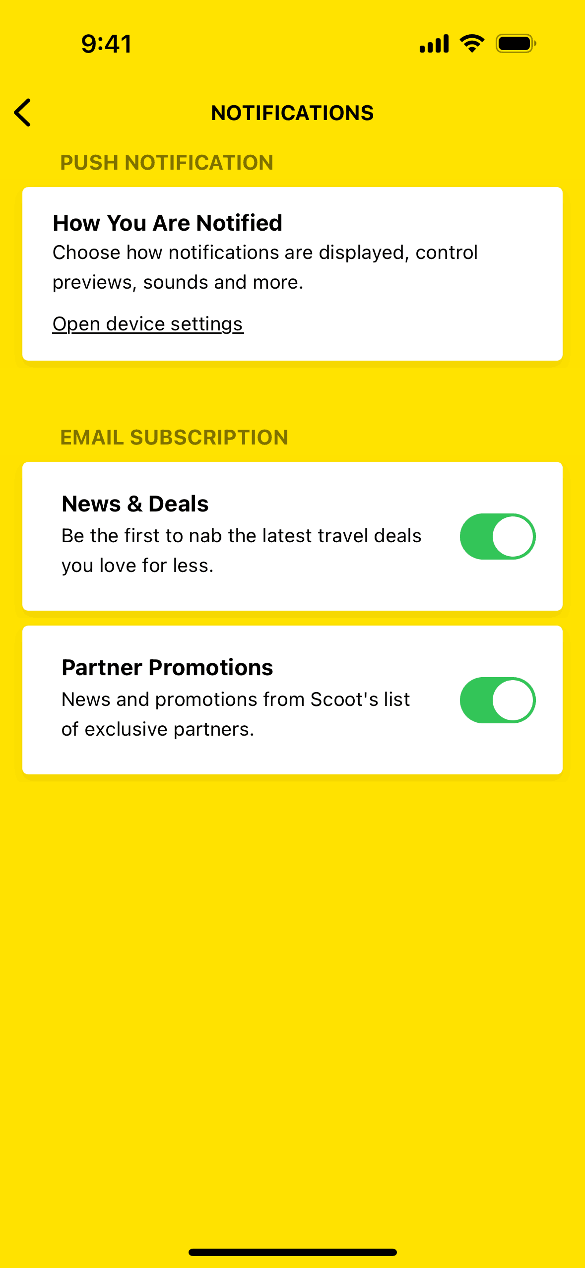 Scoot iOS Travel & Transportation interface screenshot 12