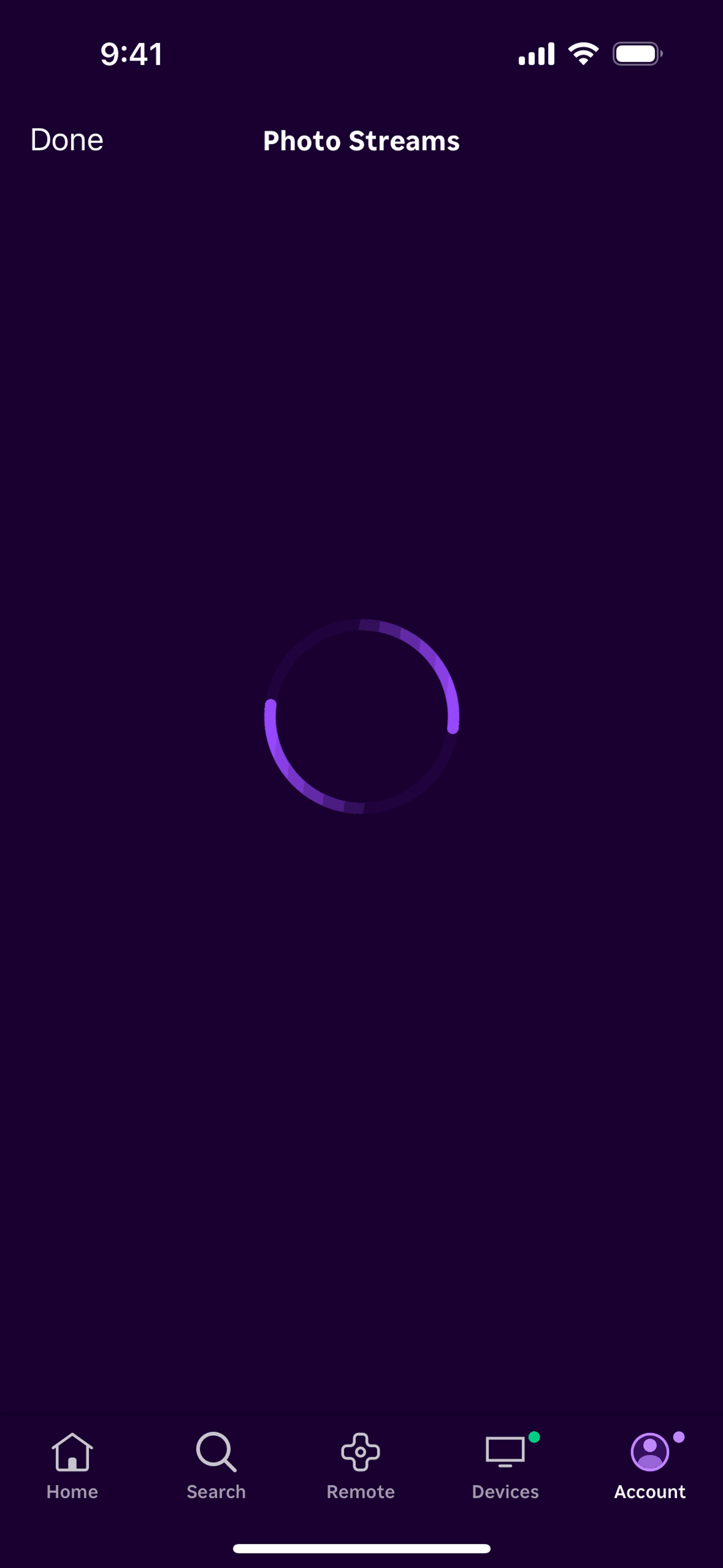 Roku iOS Entertainment interface screenshot 10
