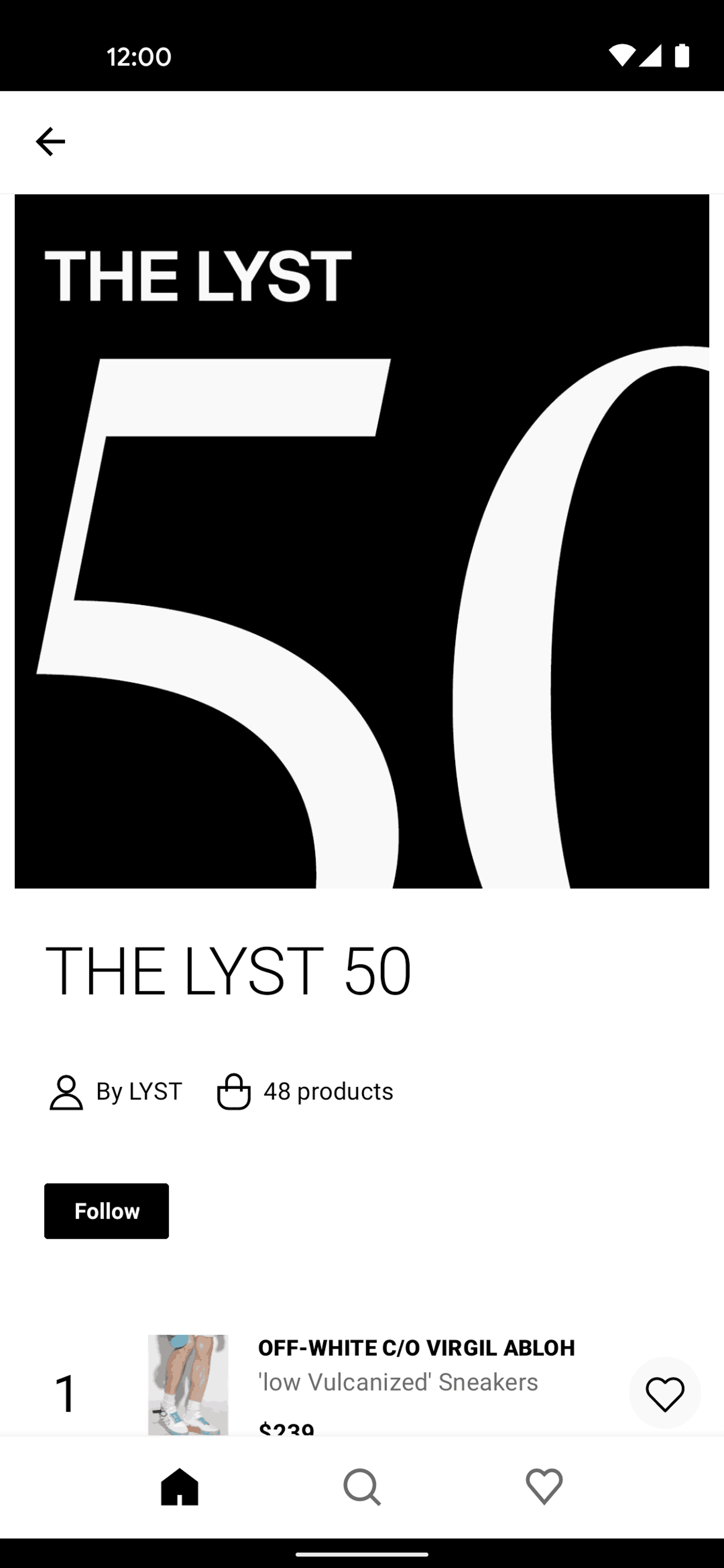 Lyst Android Shopping interface screenshot 20