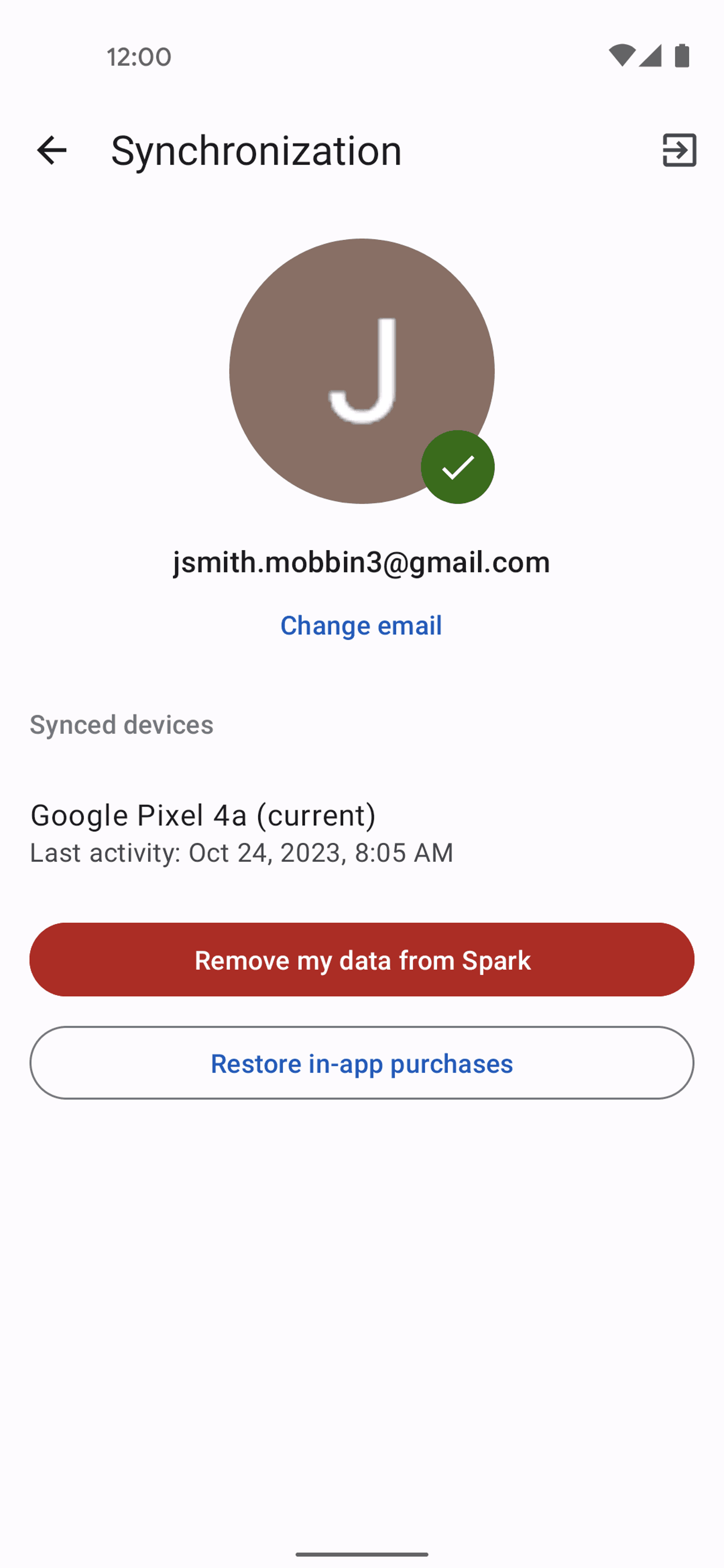Spark Mail Android AI interface screenshot 15