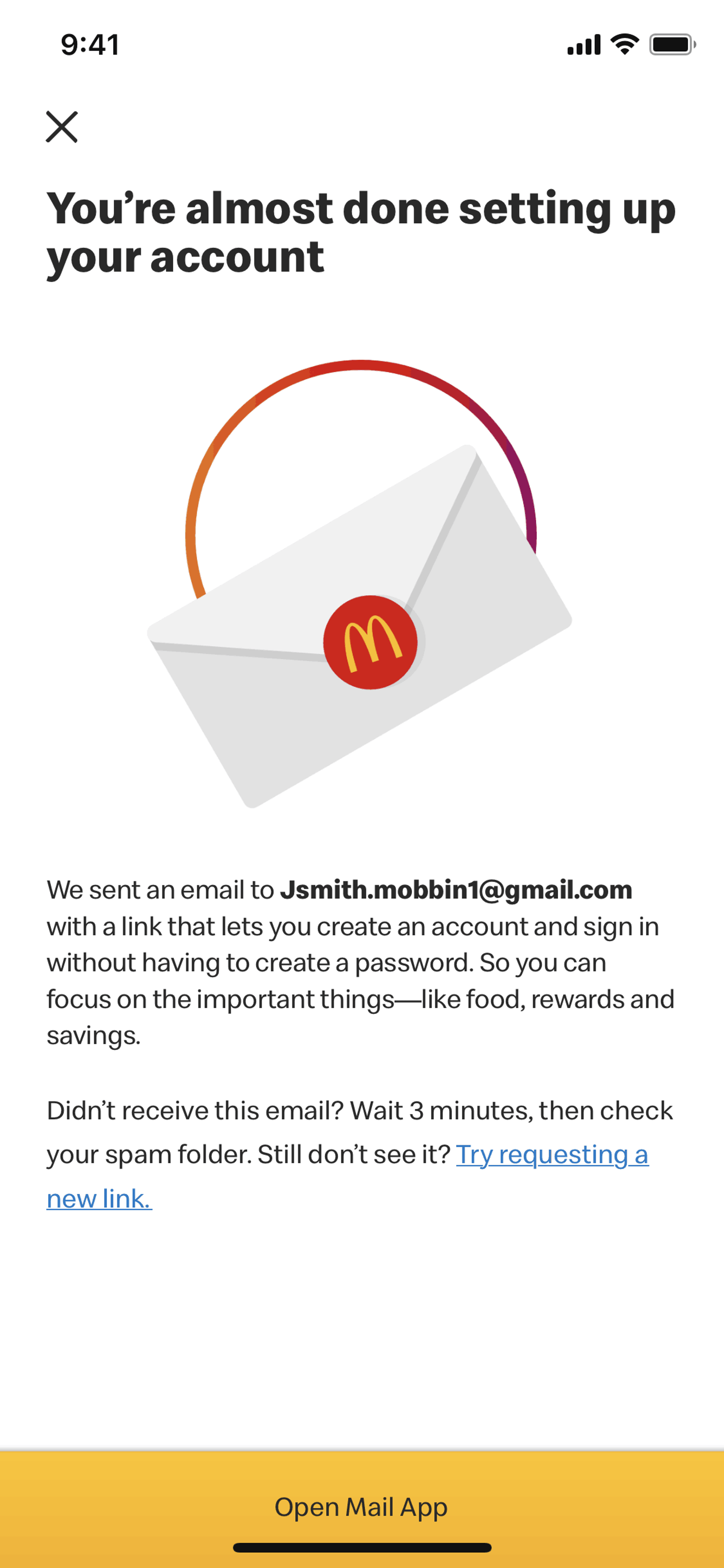 McDonald's iOS Food & Drink interface screenshot 12