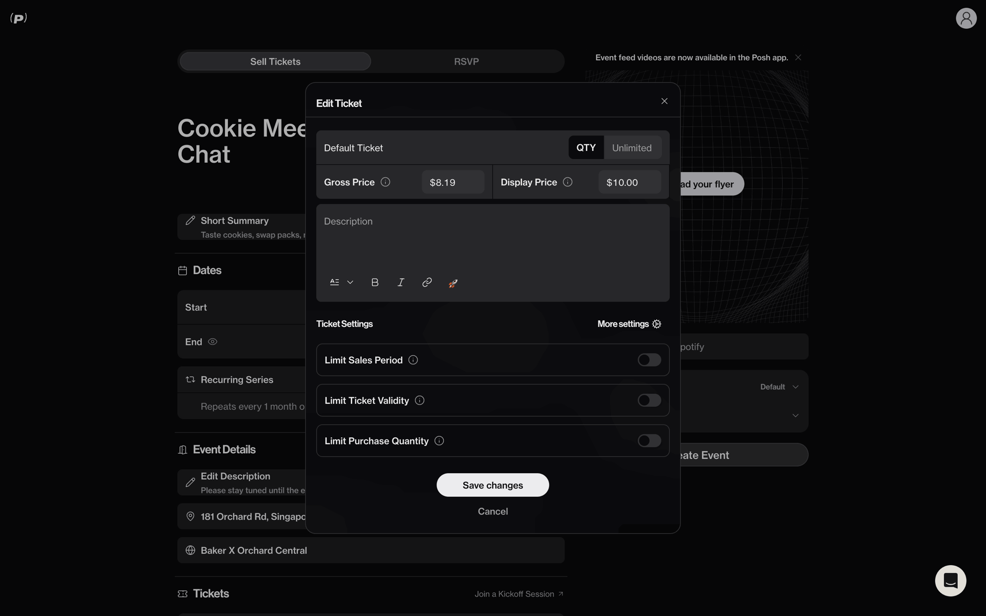 Posh Web Entertainment interface screenshot 5
