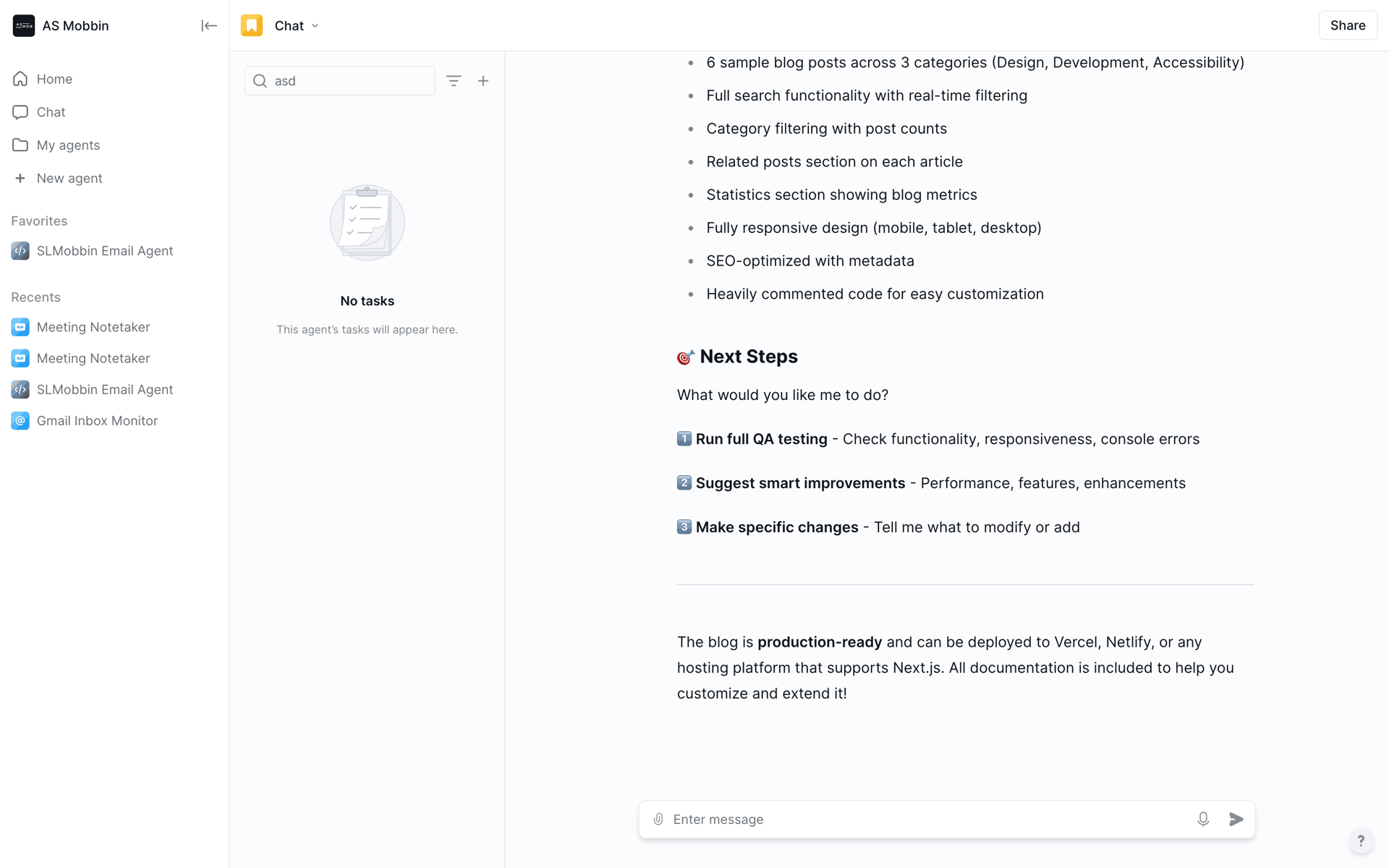 Lindy Web AI interface screenshot 12