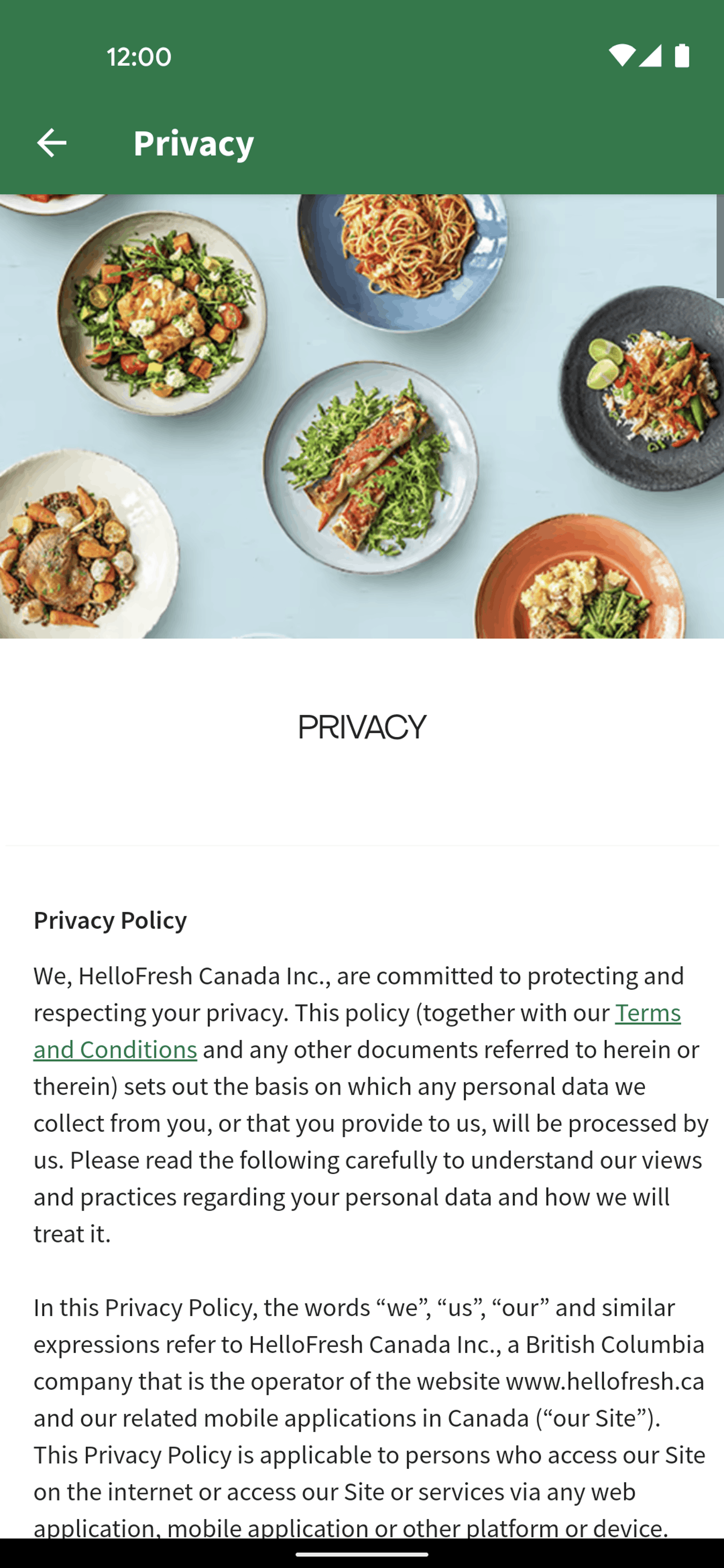 HelloFresh Android Food & Drink interface screenshot 16