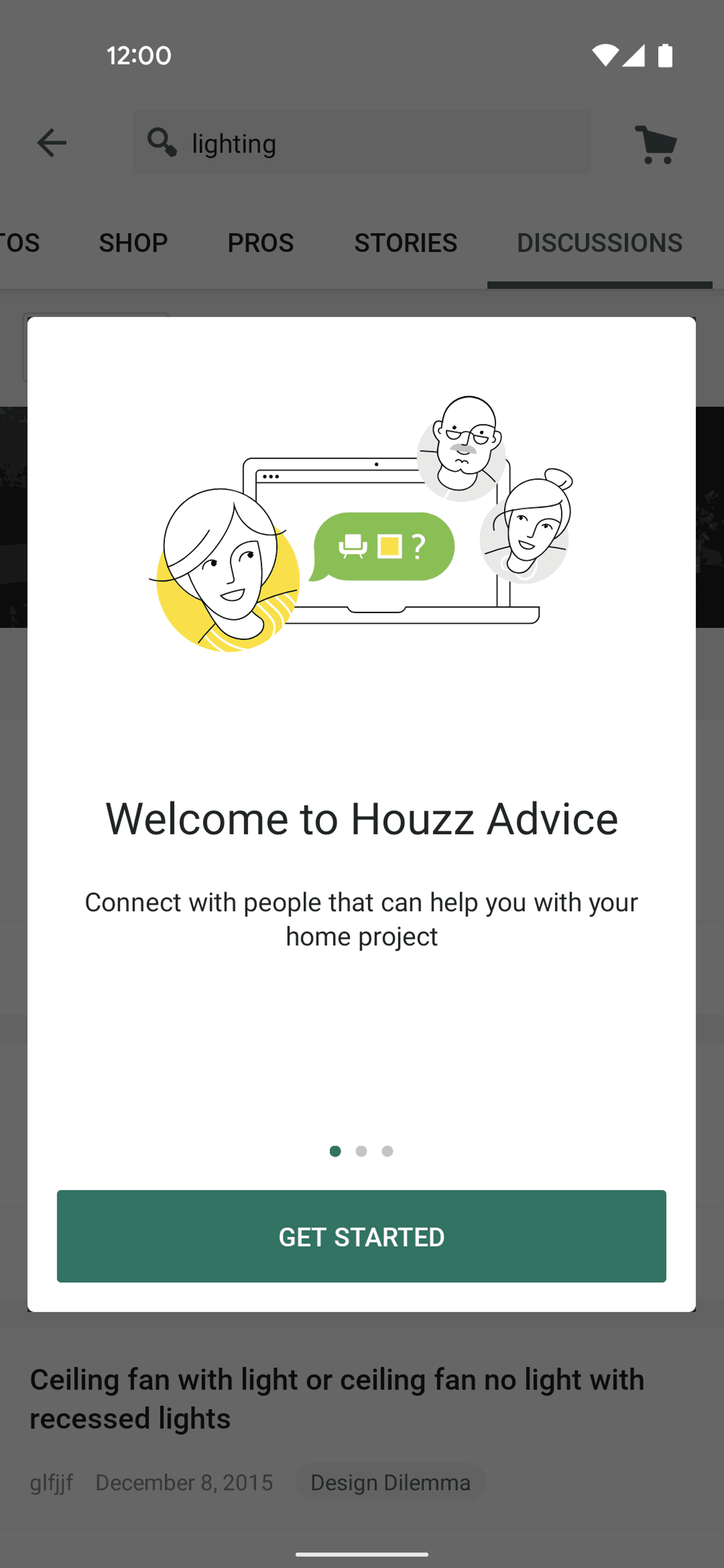 Houzz Android Lifestyle interface screenshot 15