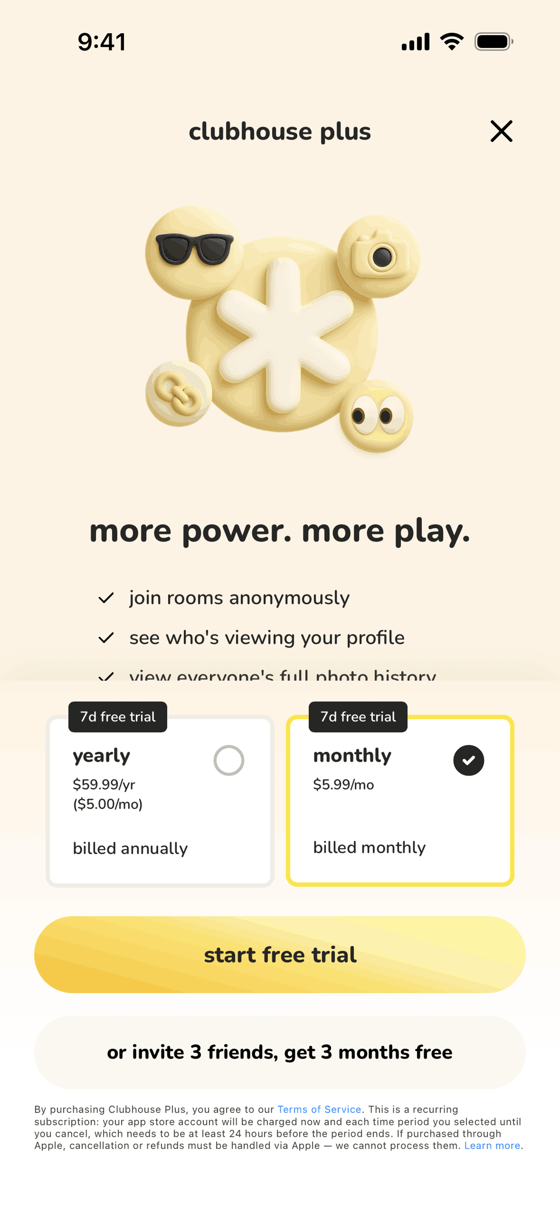 Clubhouse iOS Social Networking interface screenshot 20
