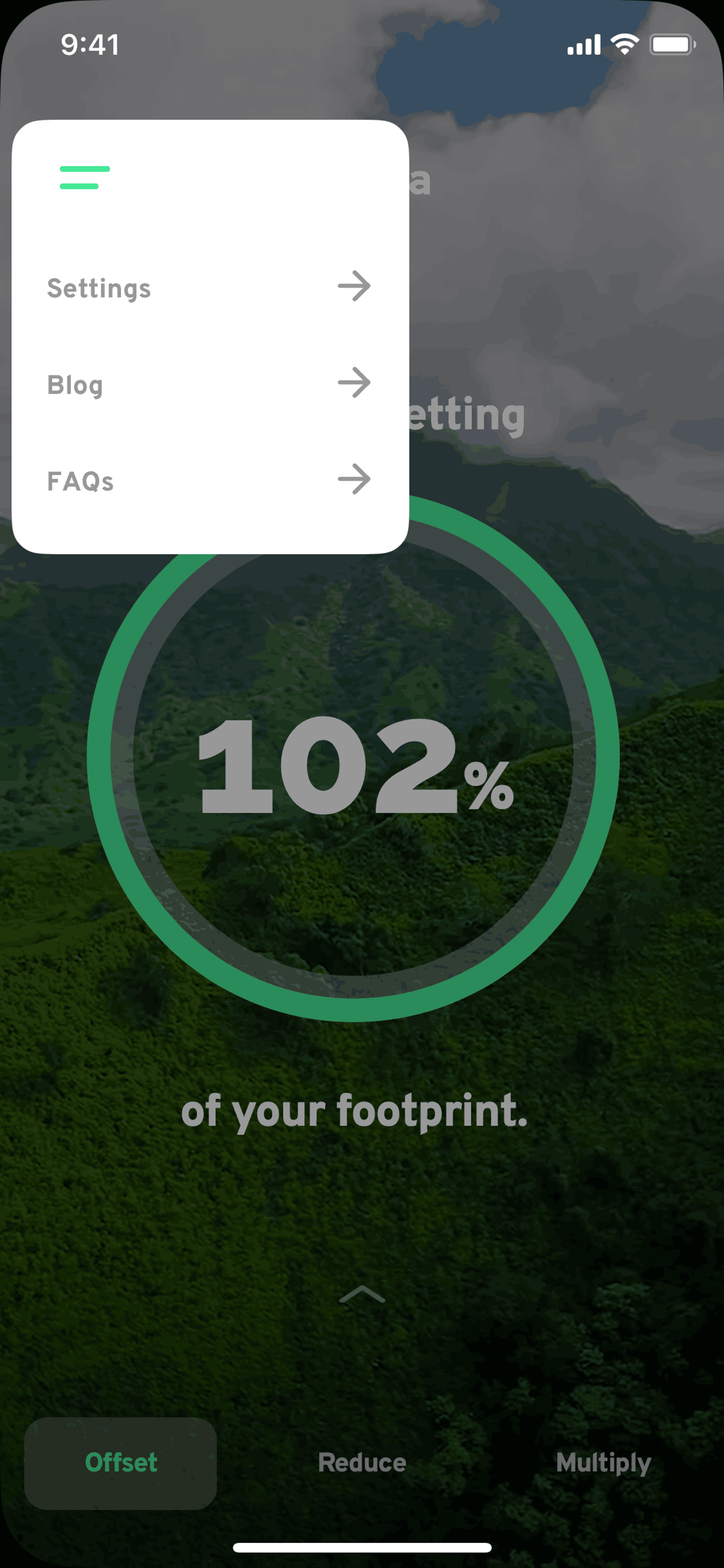 Klima iOS Lifestyle interface screenshot 7