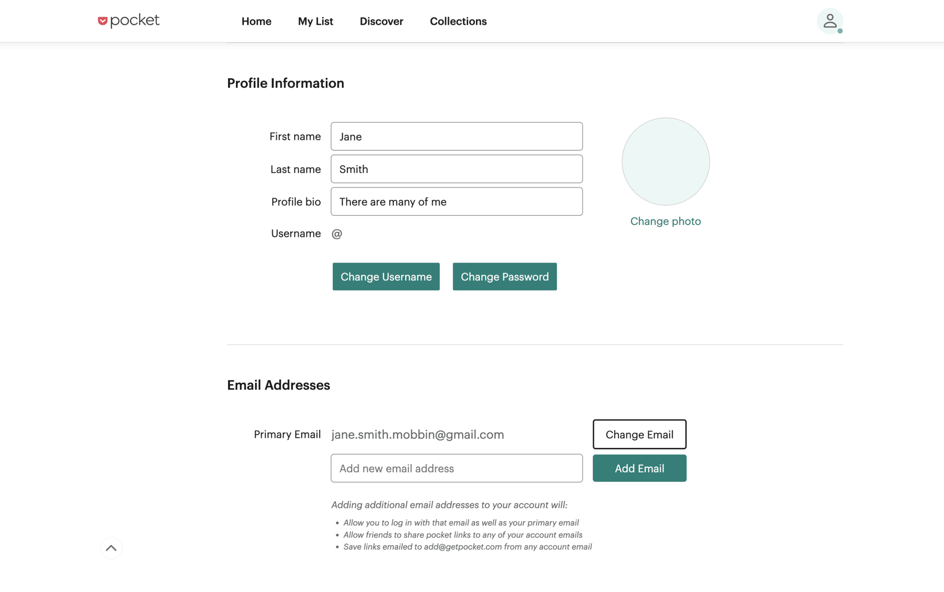 Pocket Web News interface screenshot 8