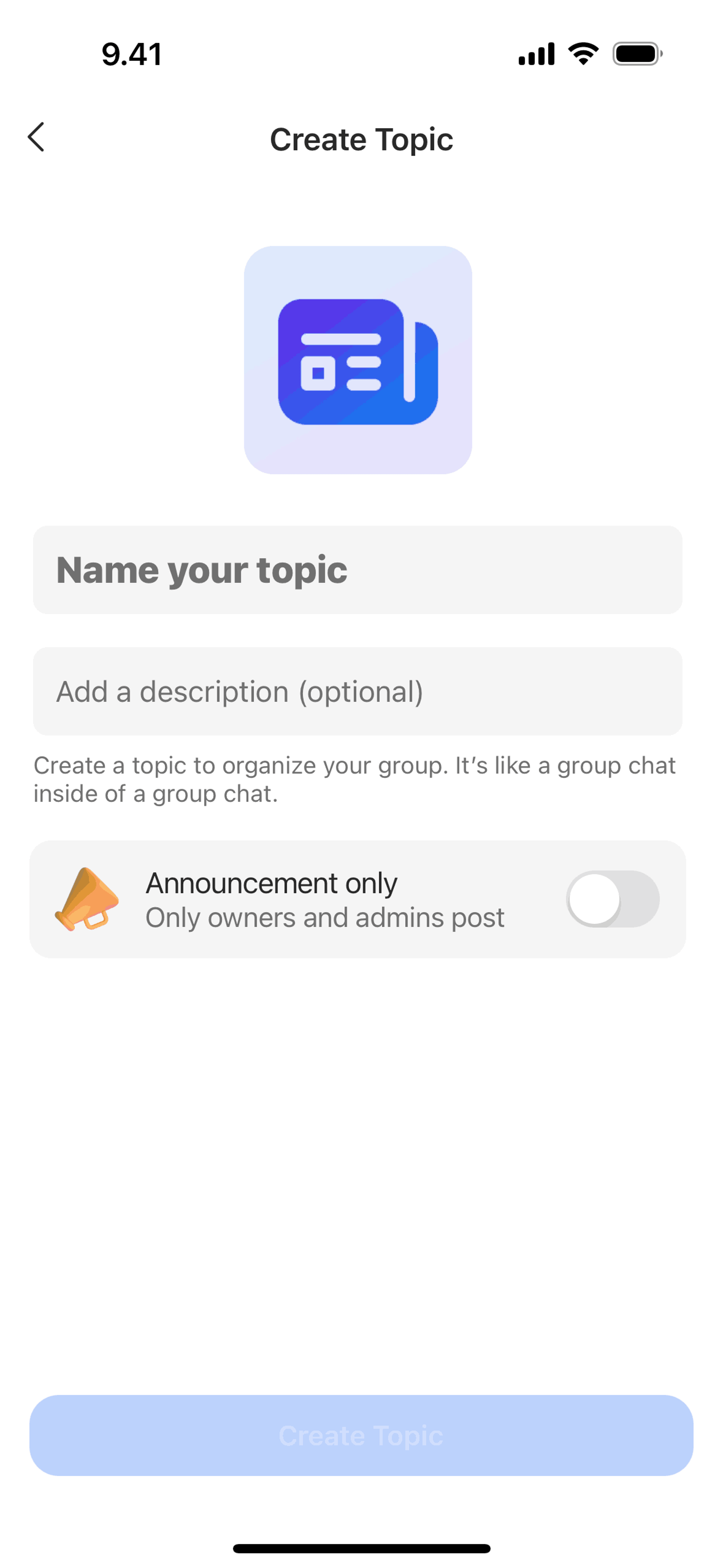 GroupMe iOS Social Networking interface screenshot 15