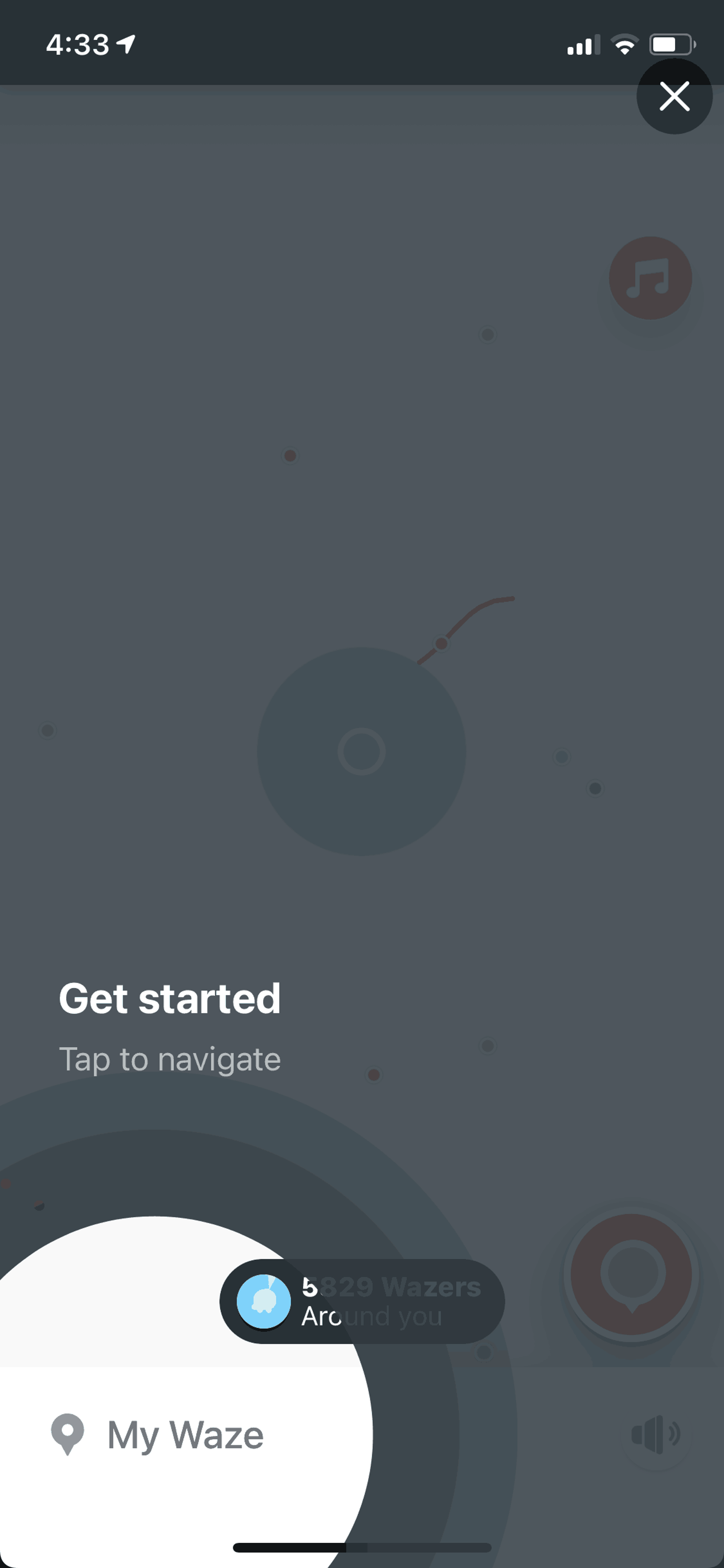 Waze iOS Maps & Navigation interface screenshot 9