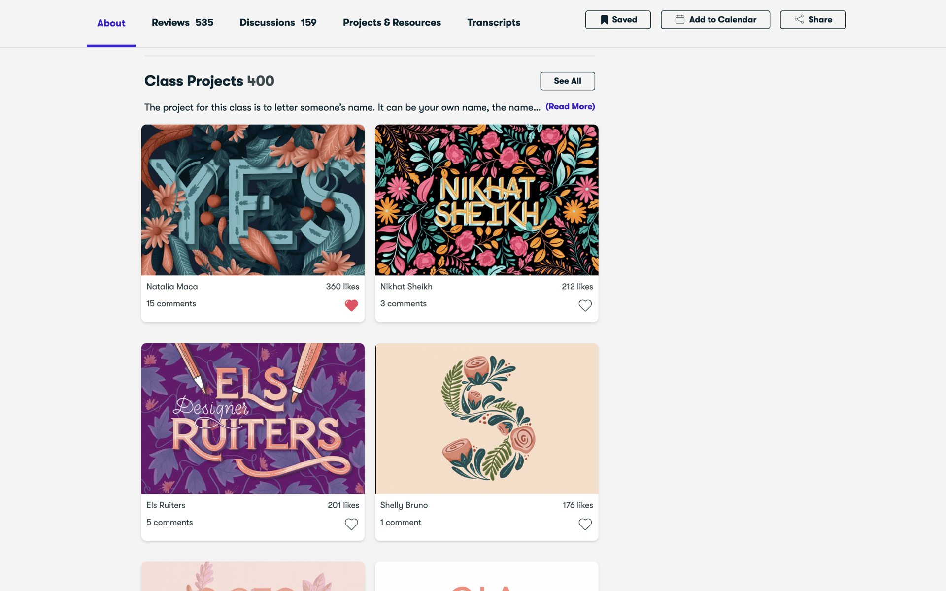 Skillshare Web Education interface screenshot 19
