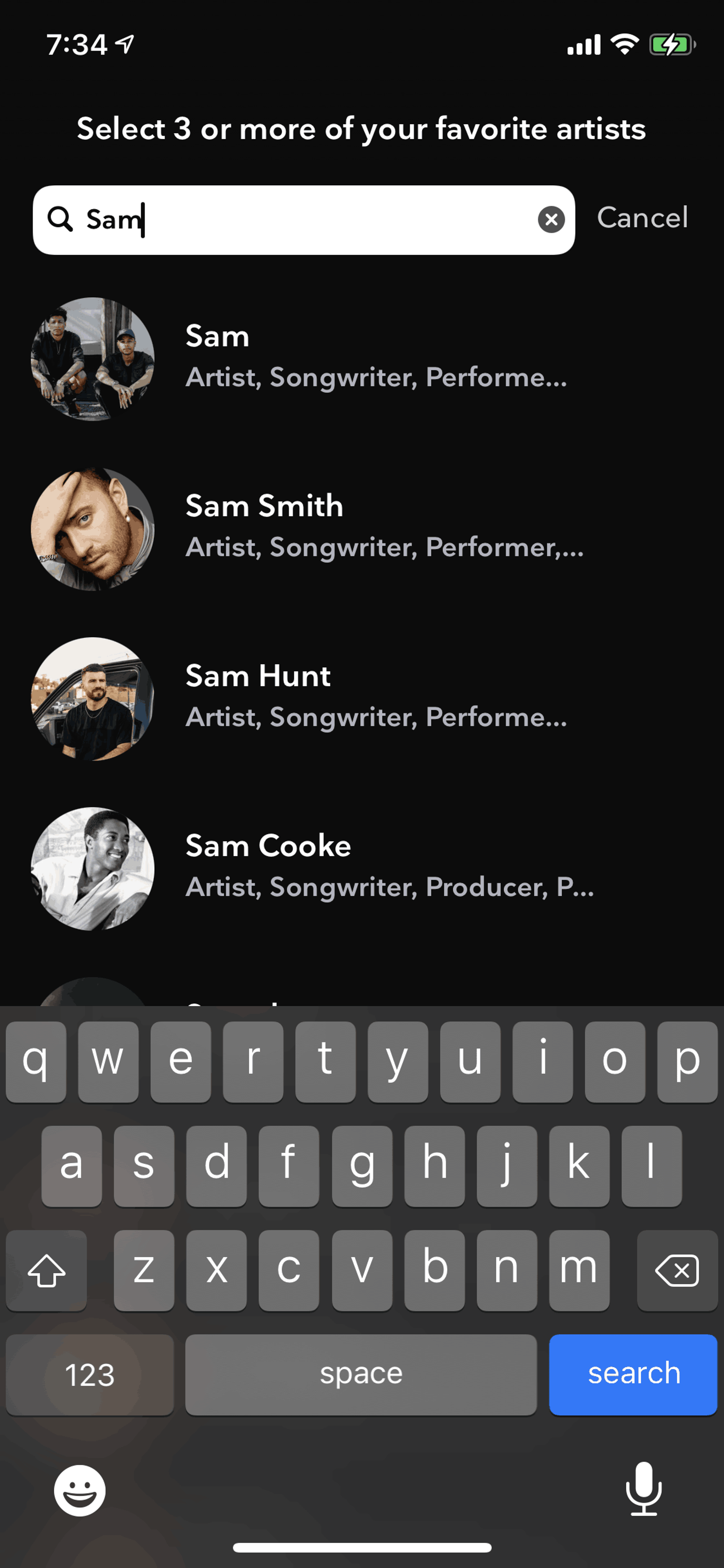 TIDAL iOS Music & Audio interface screenshot 13
