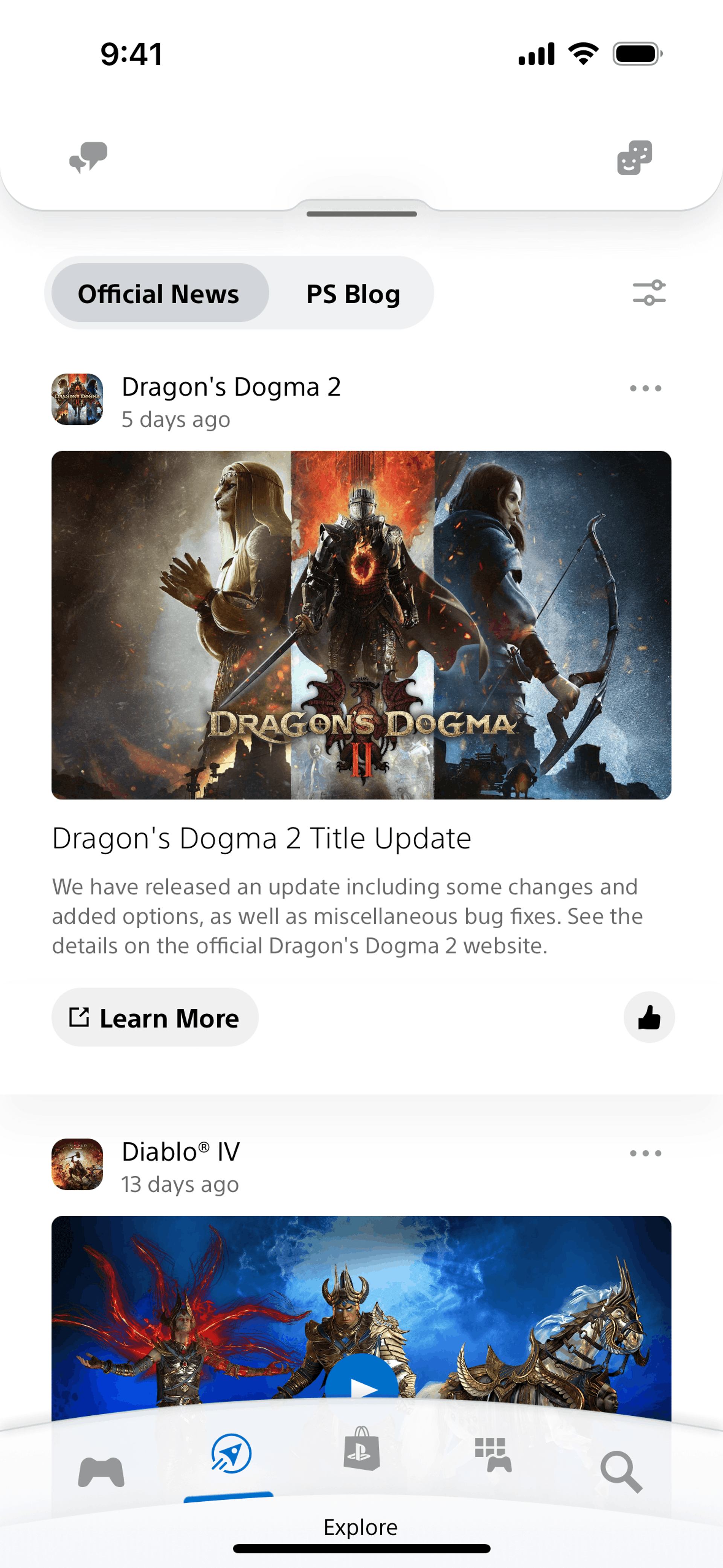 PlayStation App iOS Entertainment interface screenshot 21