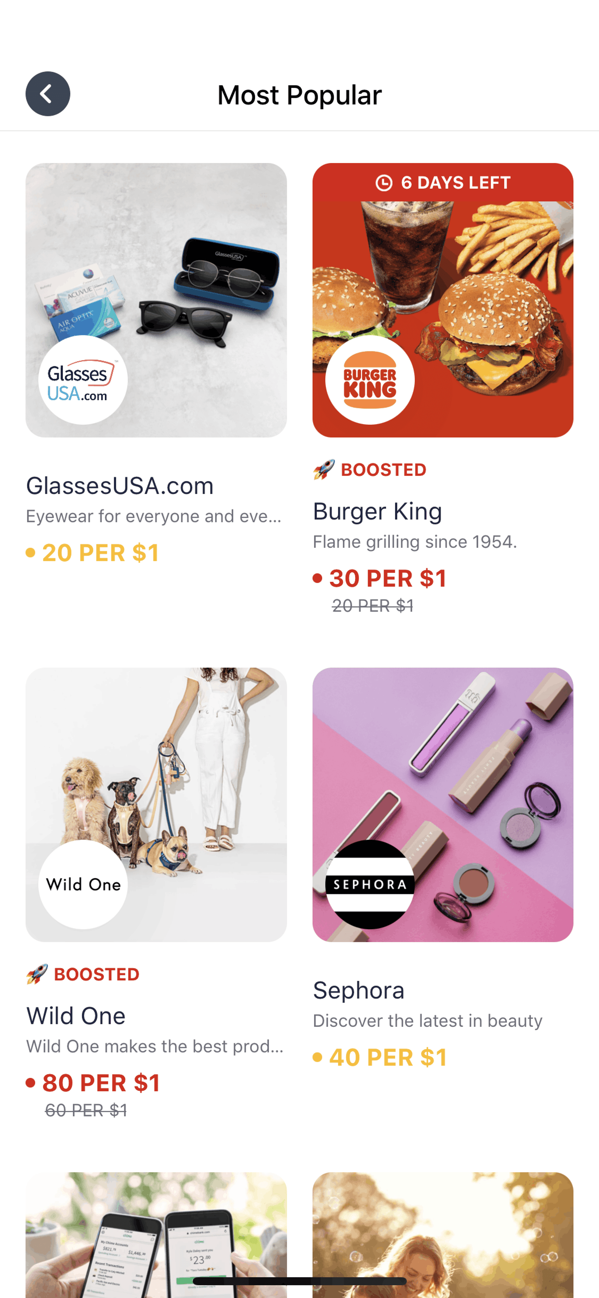 Drop iOS Lifestyle interface screenshot 18