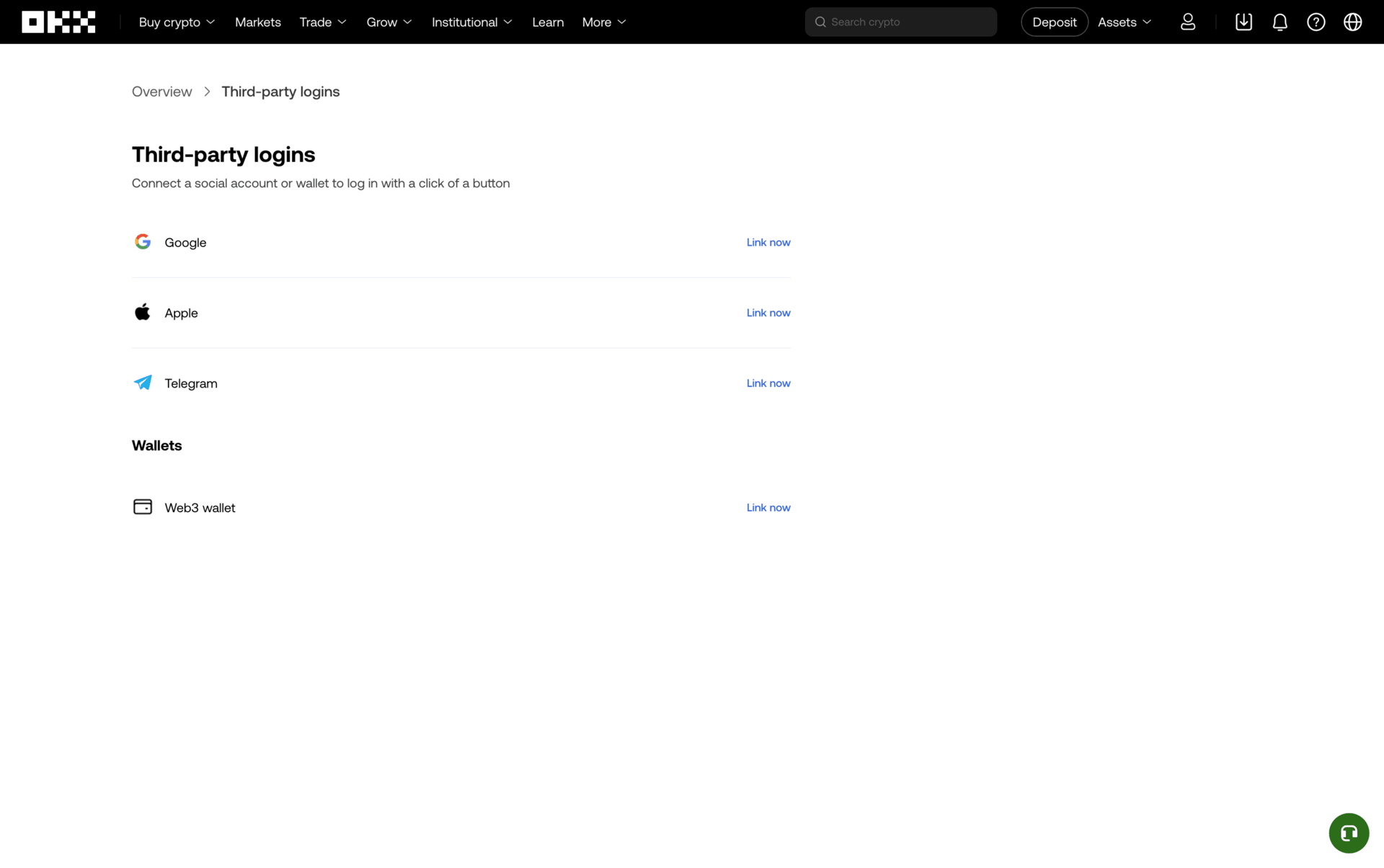 OKX Web Finance interface screenshot 14