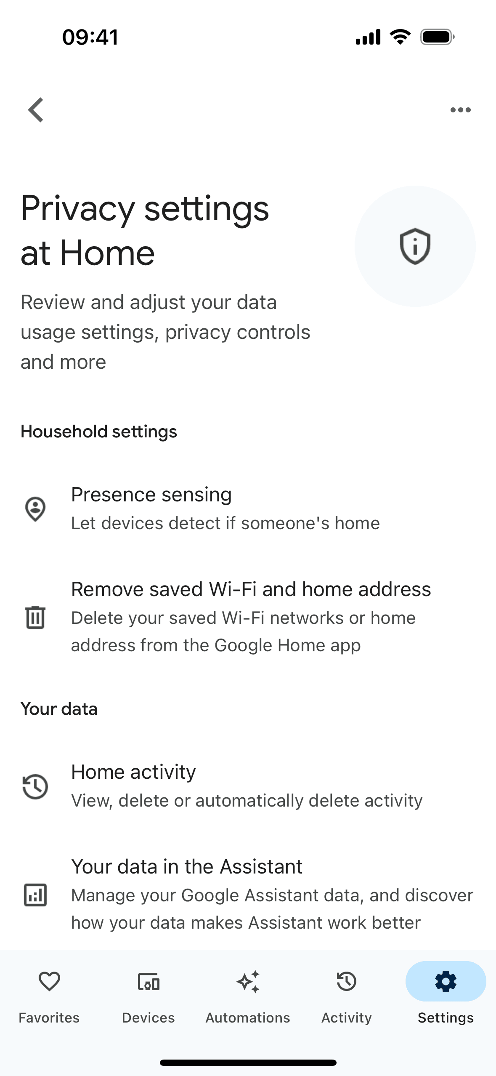 Google Home iOS AI interface screenshot 8