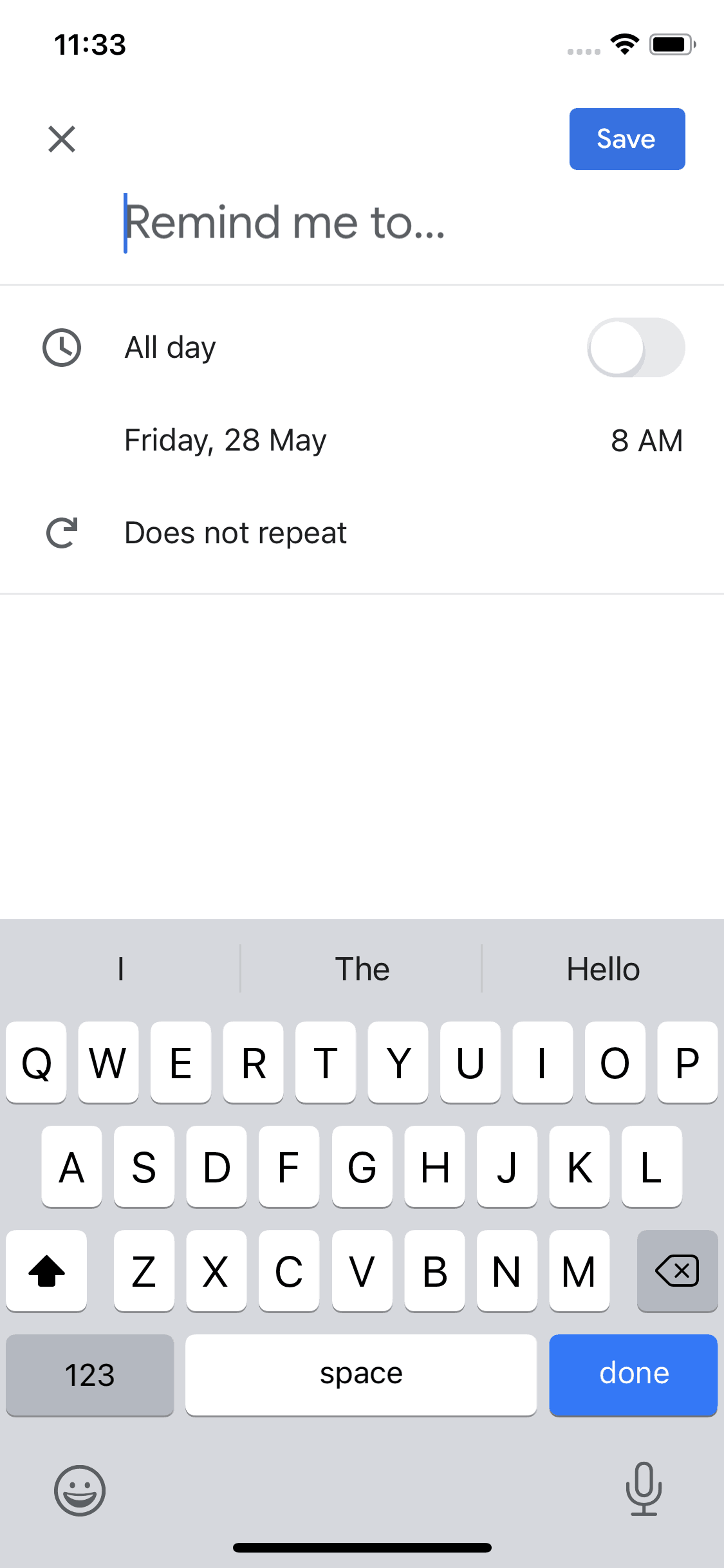 Google Calendar iOS Productivity interface screenshot 24