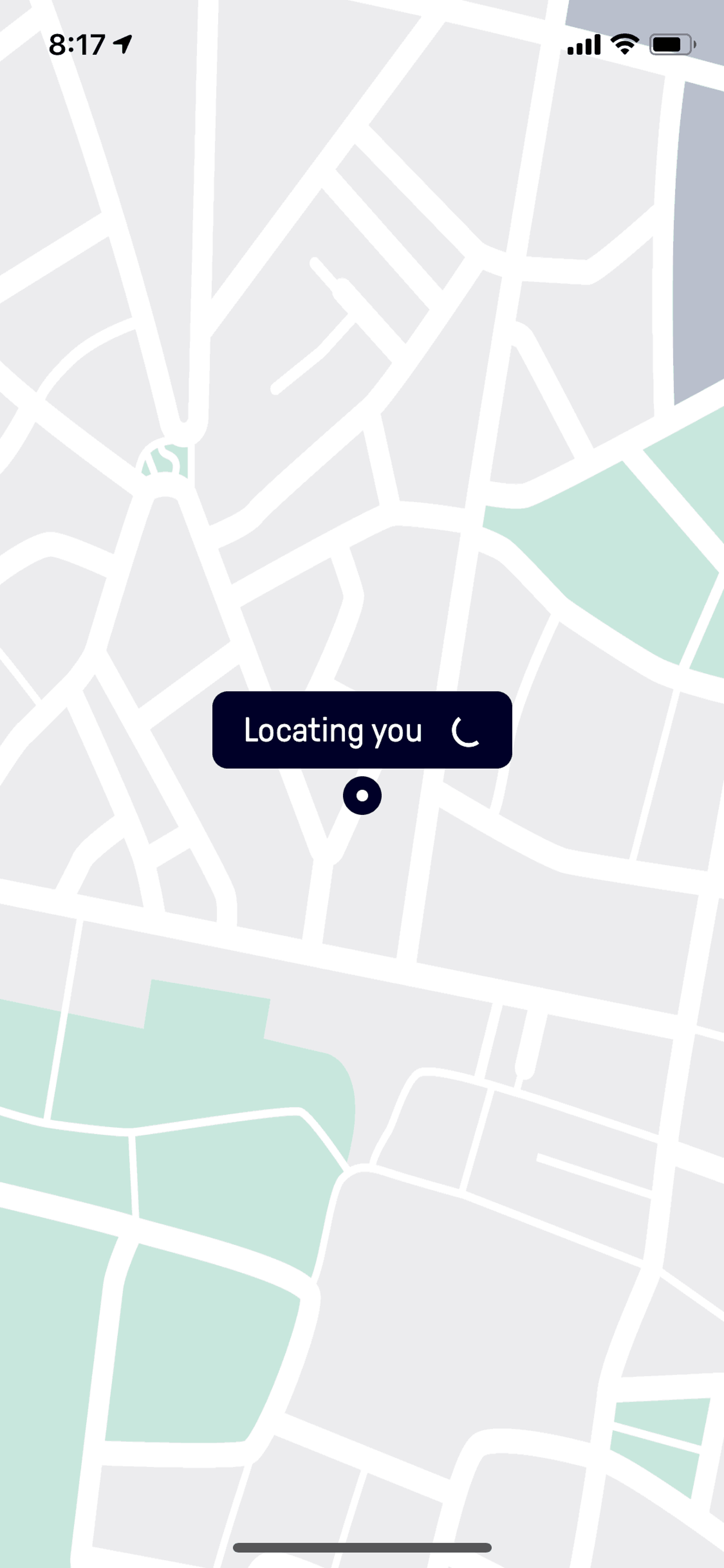 Beat Passenger iOS Maps & Navigation interface screenshot 2