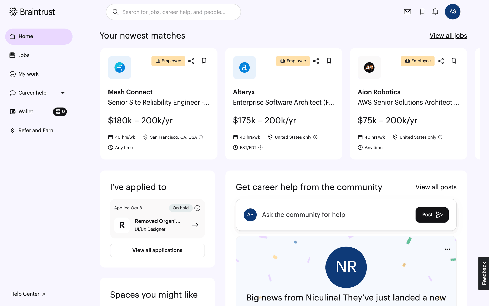 Braintrust Web AI interface screenshot 6
