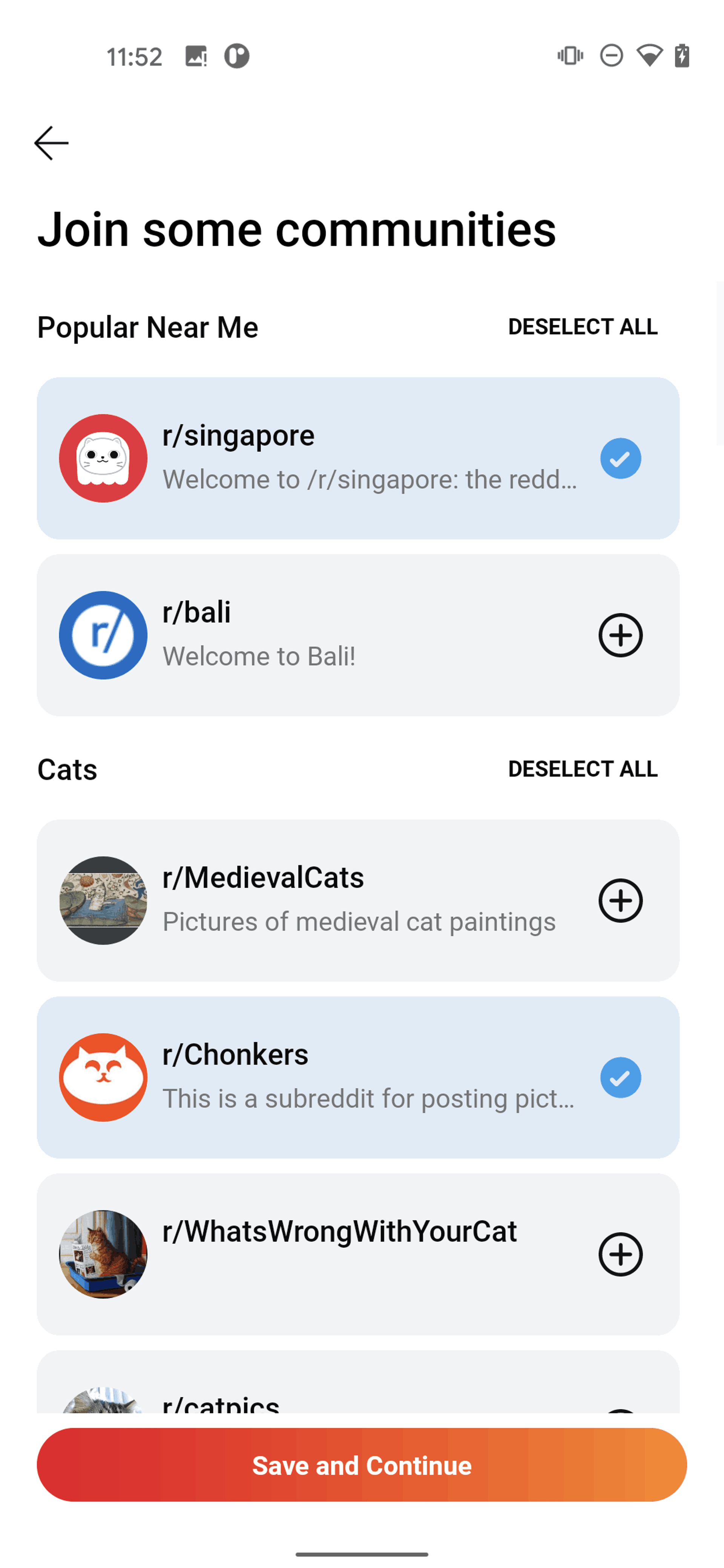 Reddit Android Social Networking interface screenshot 9