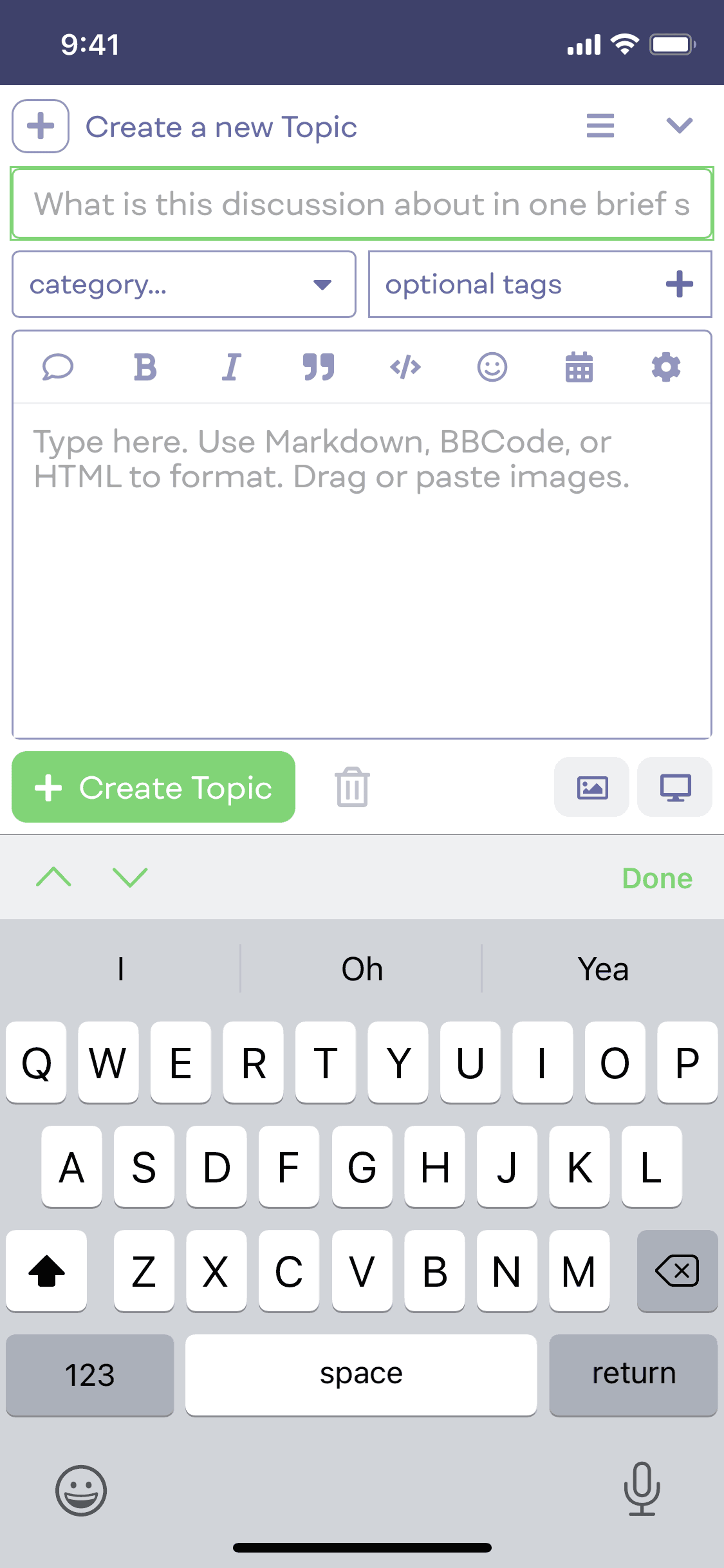 Mimo iOS Education interface screenshot 17