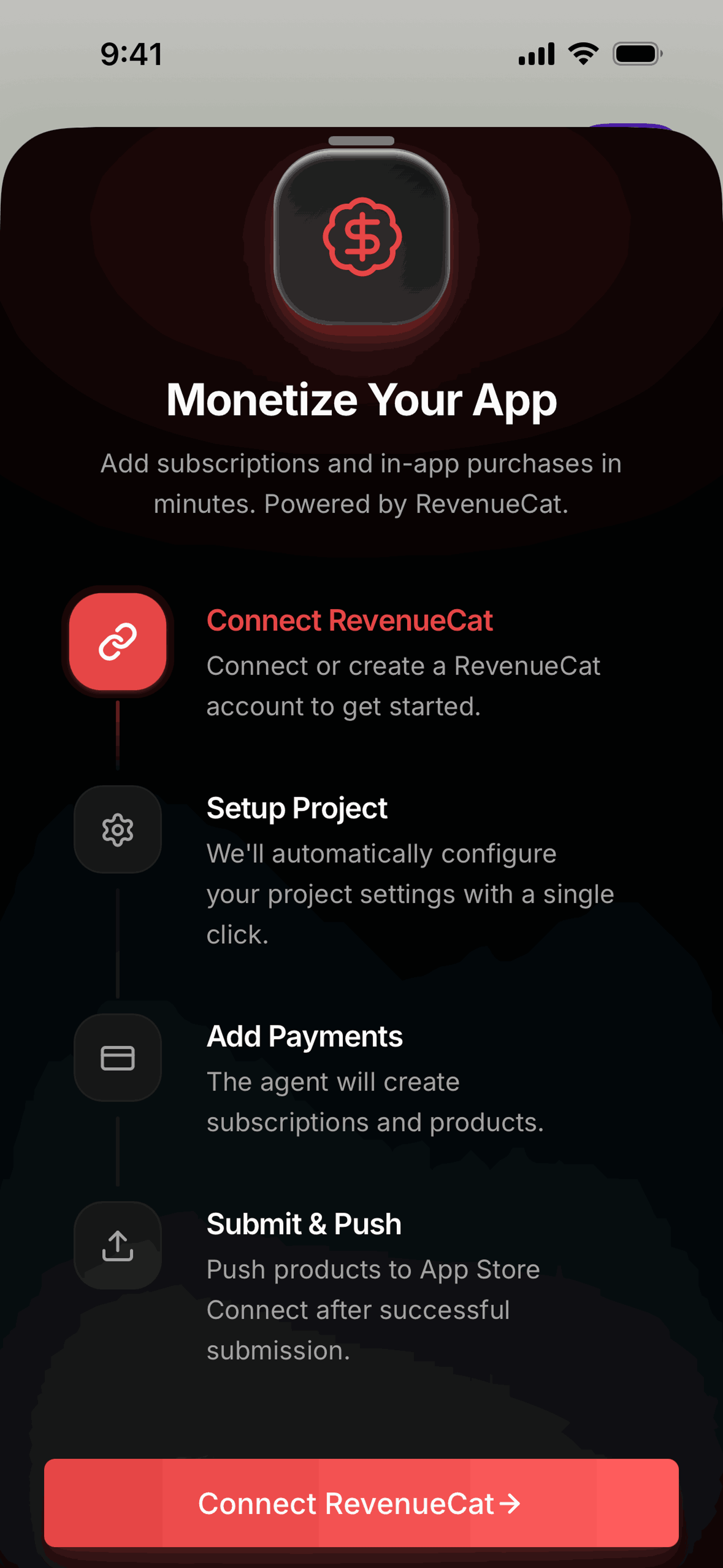 Vibecode iOS Developer Tools interface screenshot 9