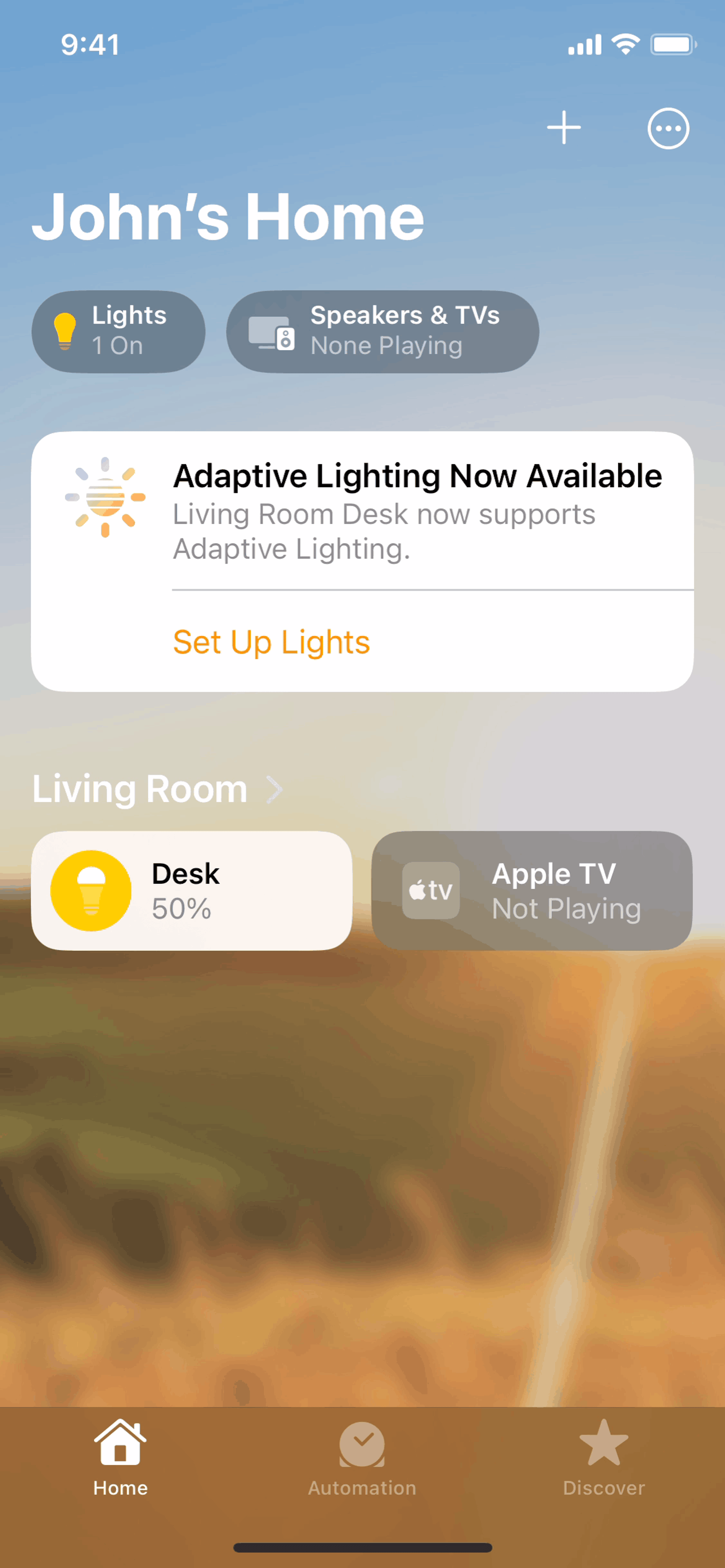 Apple Home iOS Lifestyle interface screenshot 2