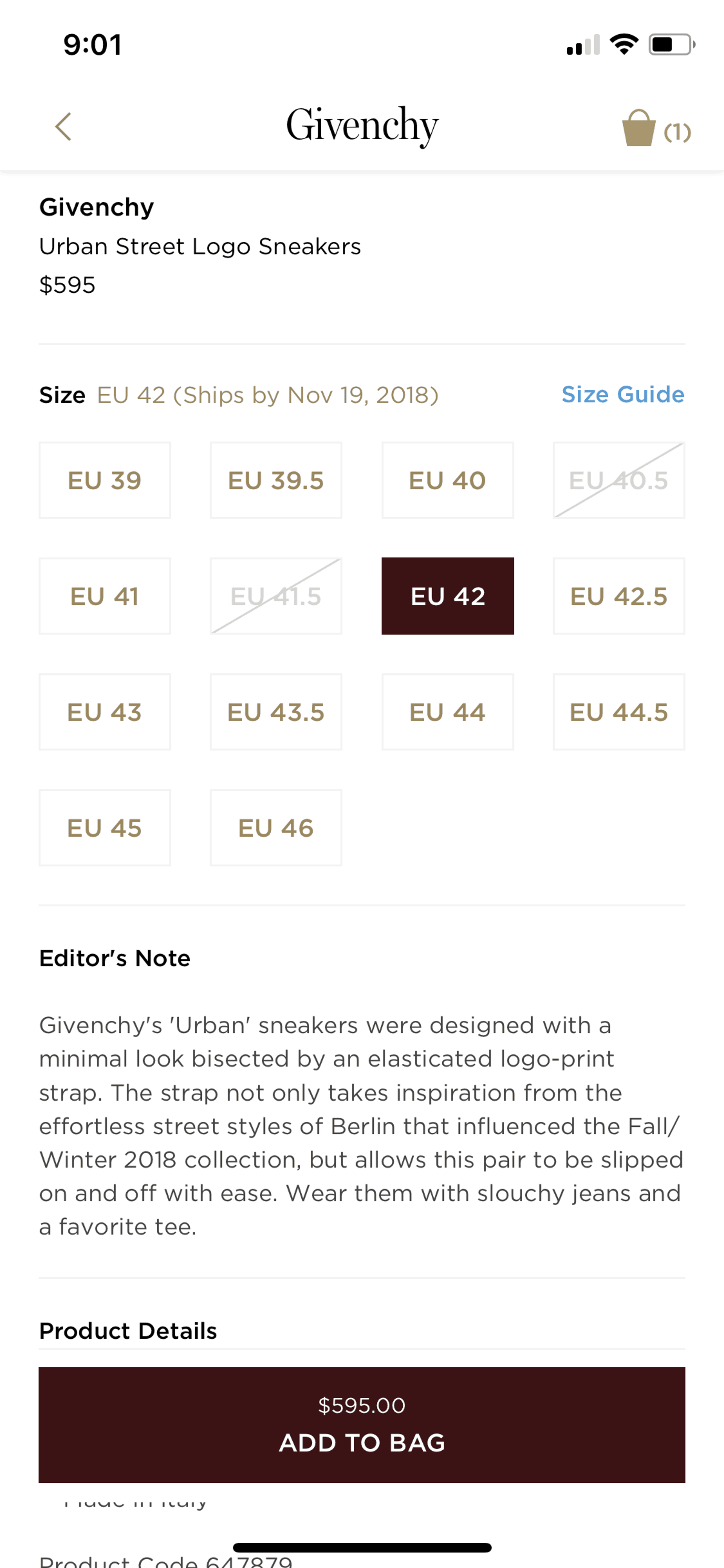 Moda Operandi iOS Shopping interface screenshot 20