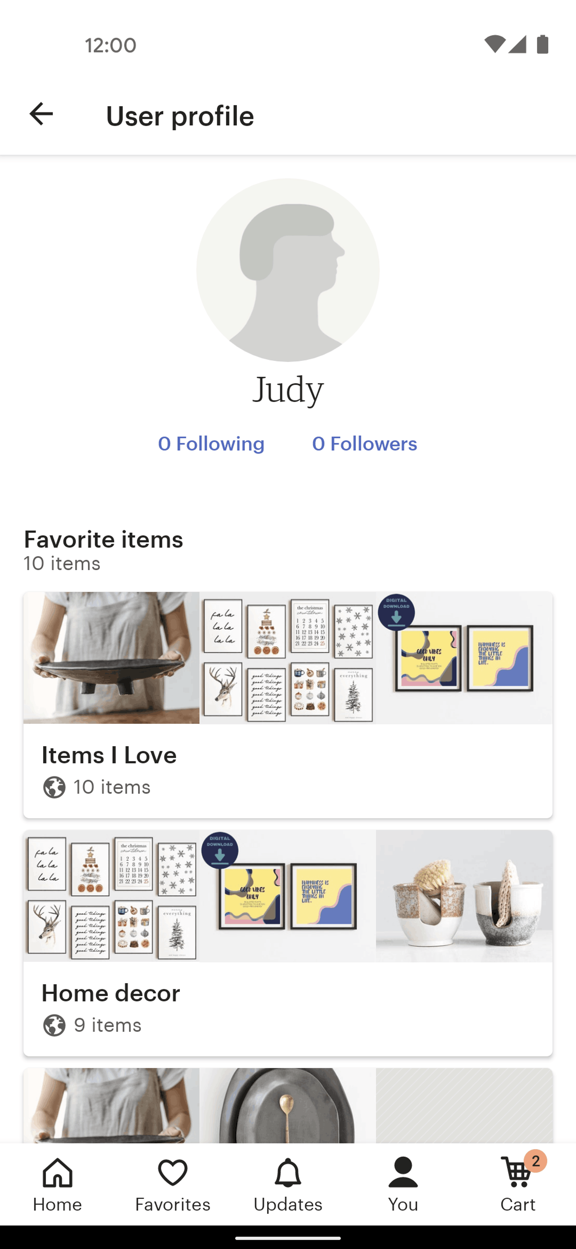 Etsy Android Shopping interface screenshot 21