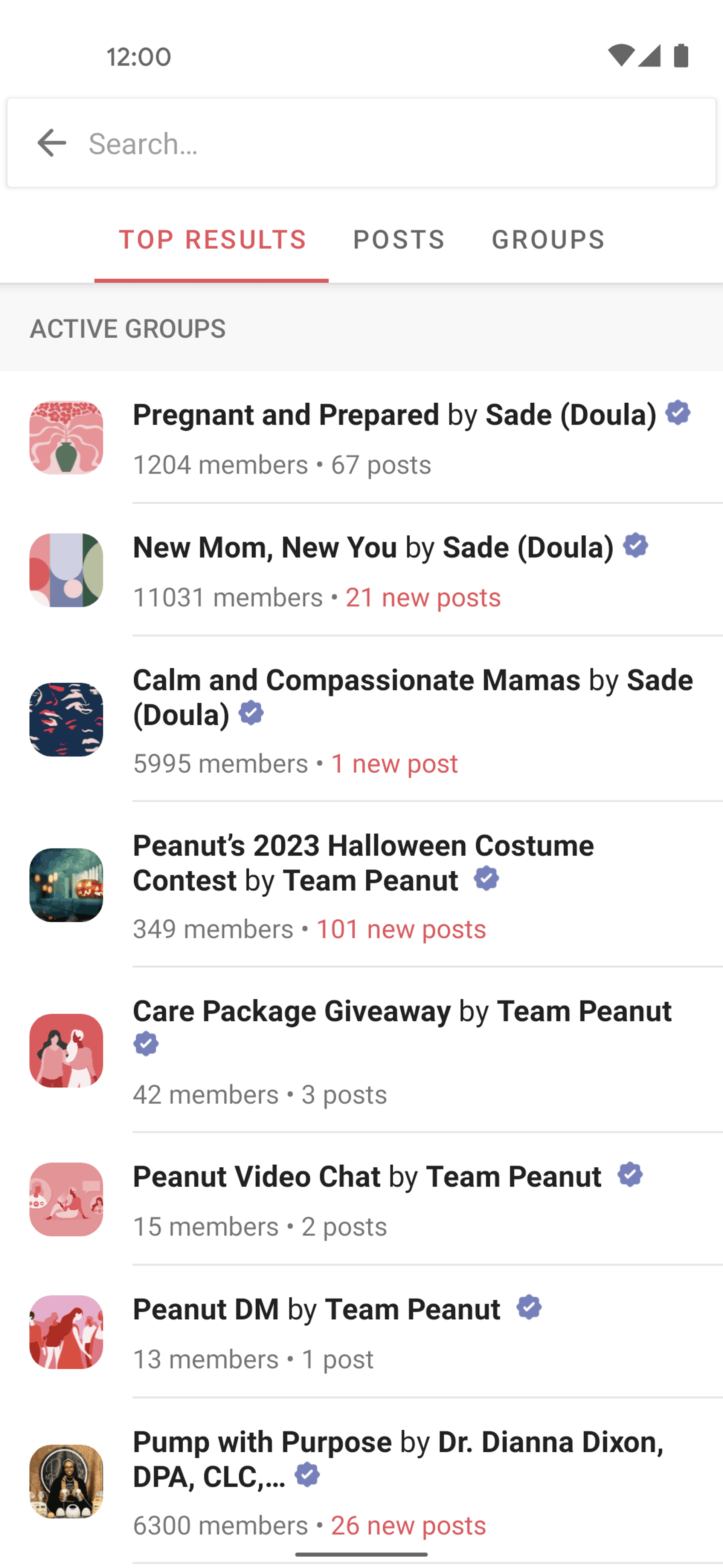 Peanut Android Social Networking interface screenshot 10