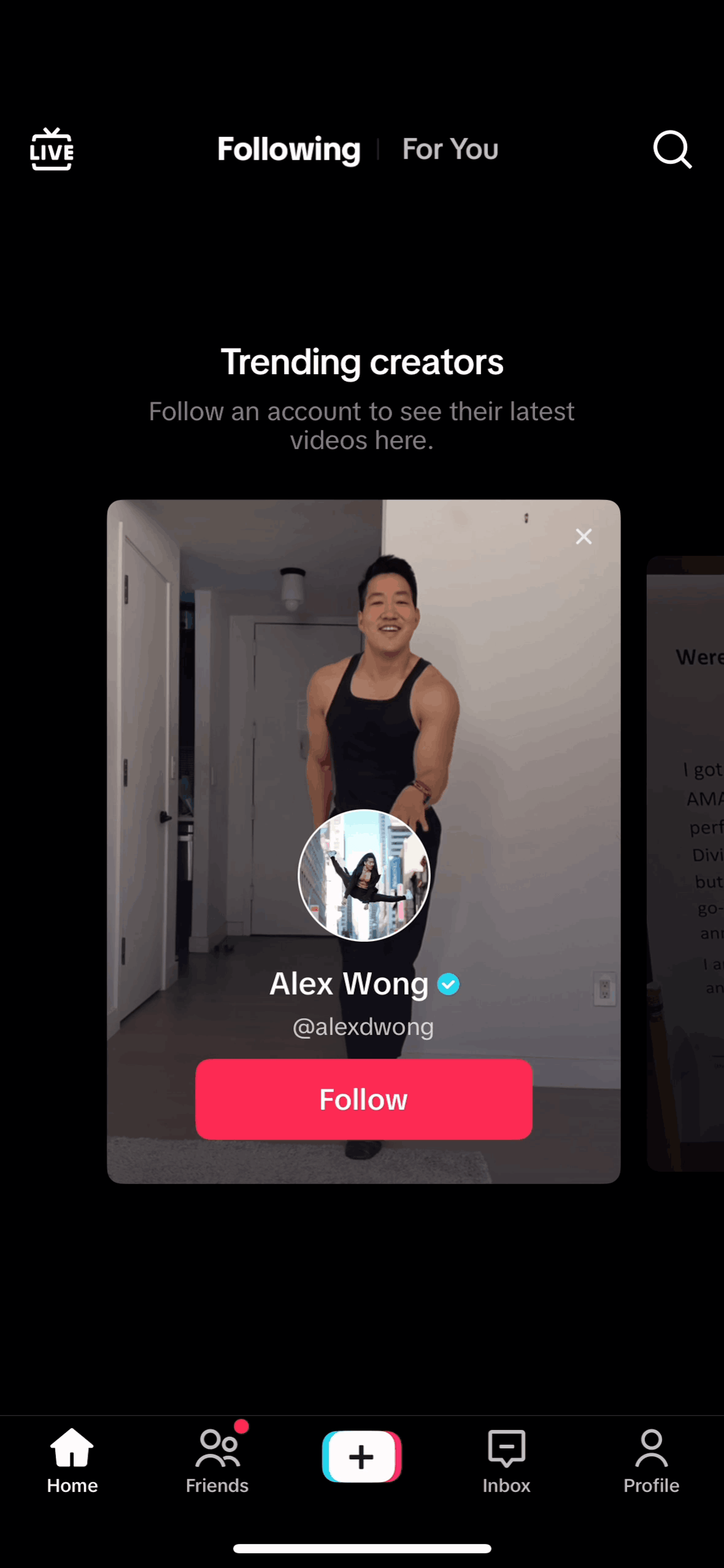 TikTok iOS Social Networking interface screenshot 18