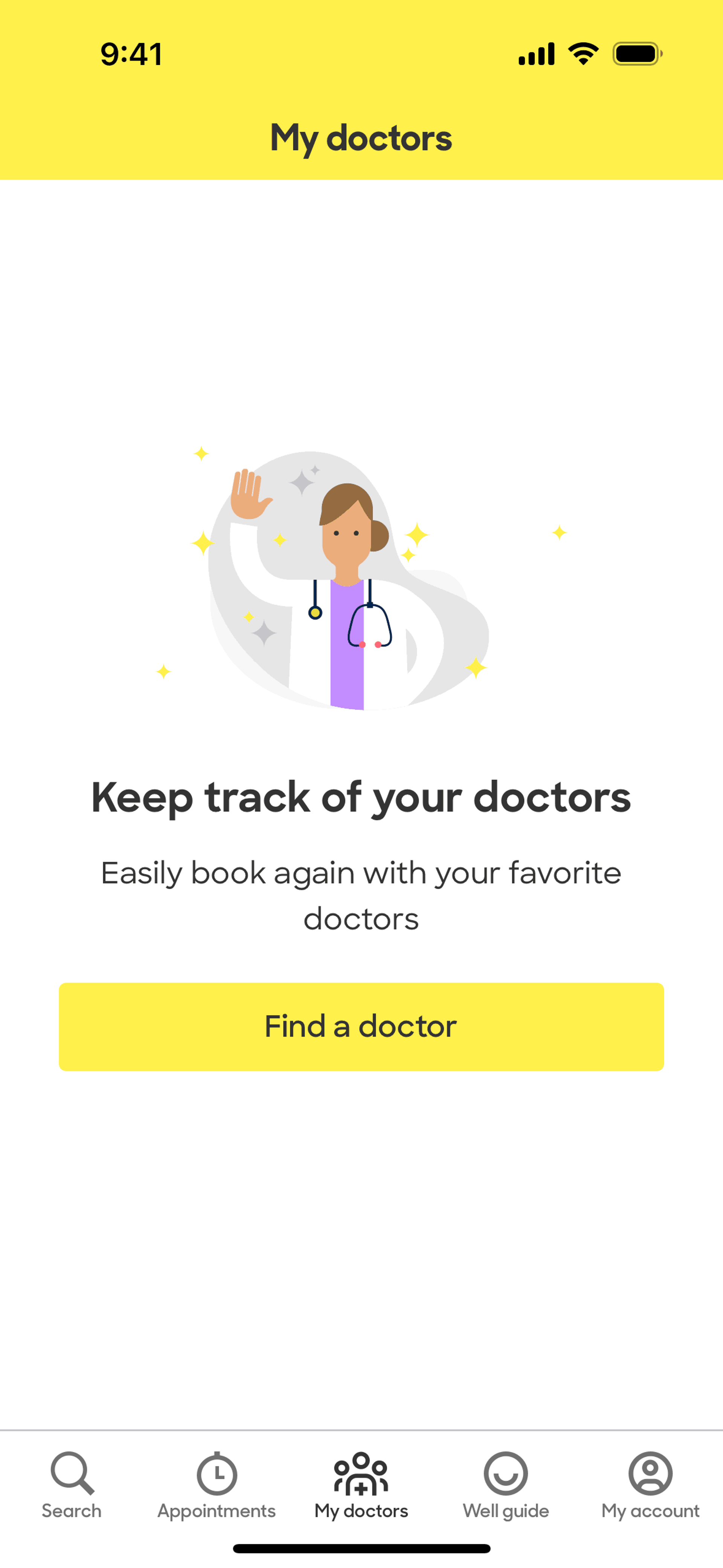 Zocdoc iOS Medical interface screenshot 6