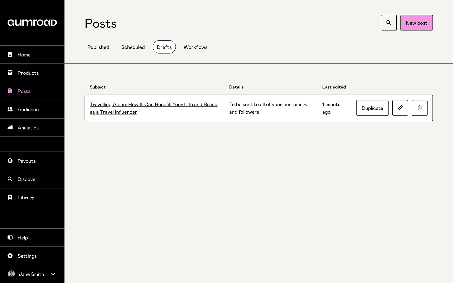 Gumroad Web Utilities interface screenshot 22