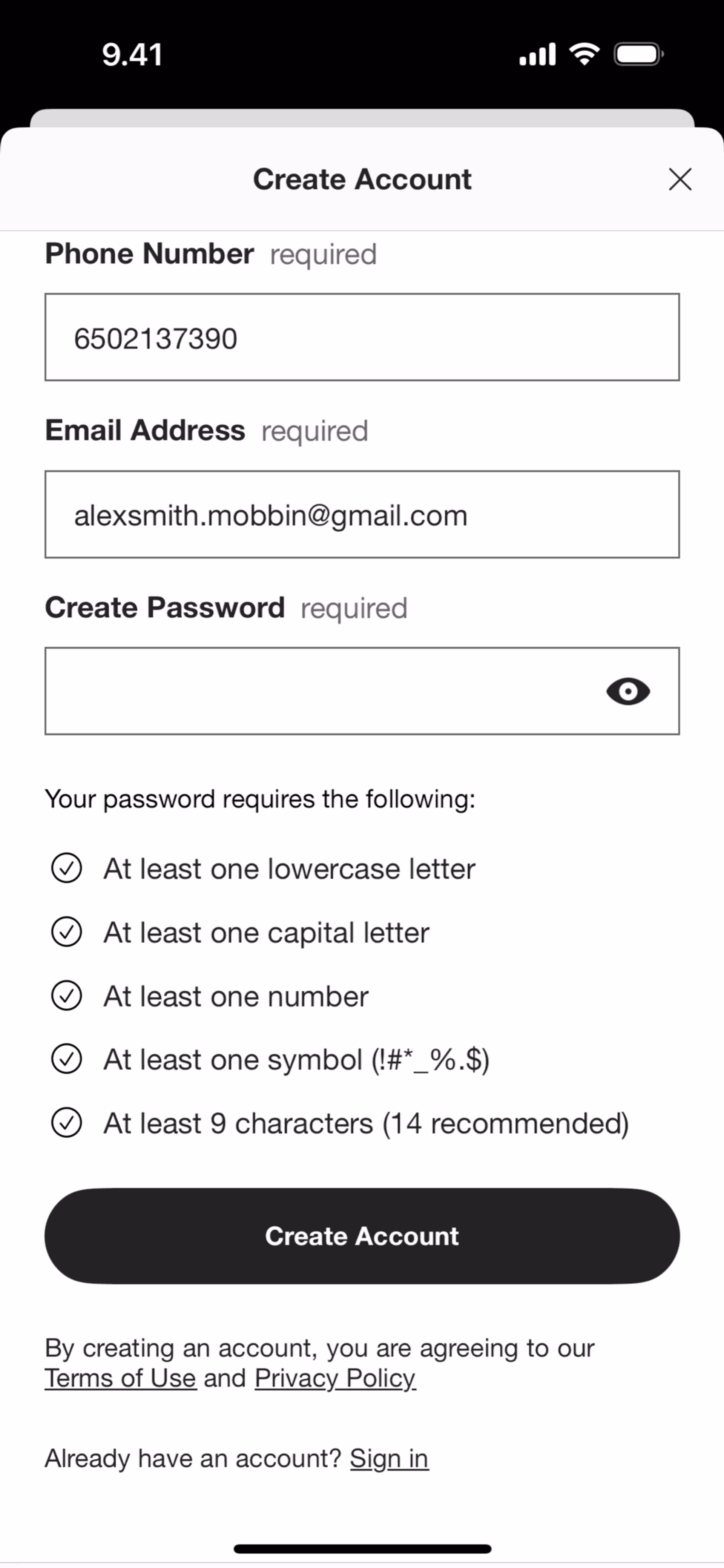 Crate & Barrel iOS Shopping interface screenshot 7