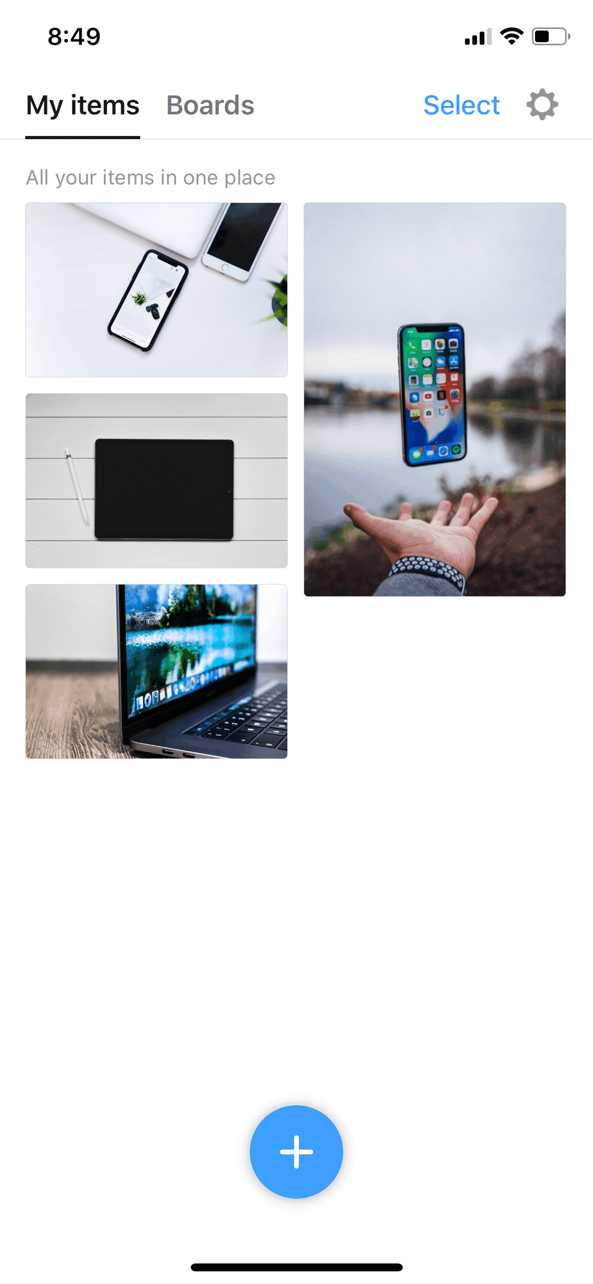Collect iOS Productivity interface screenshot 15