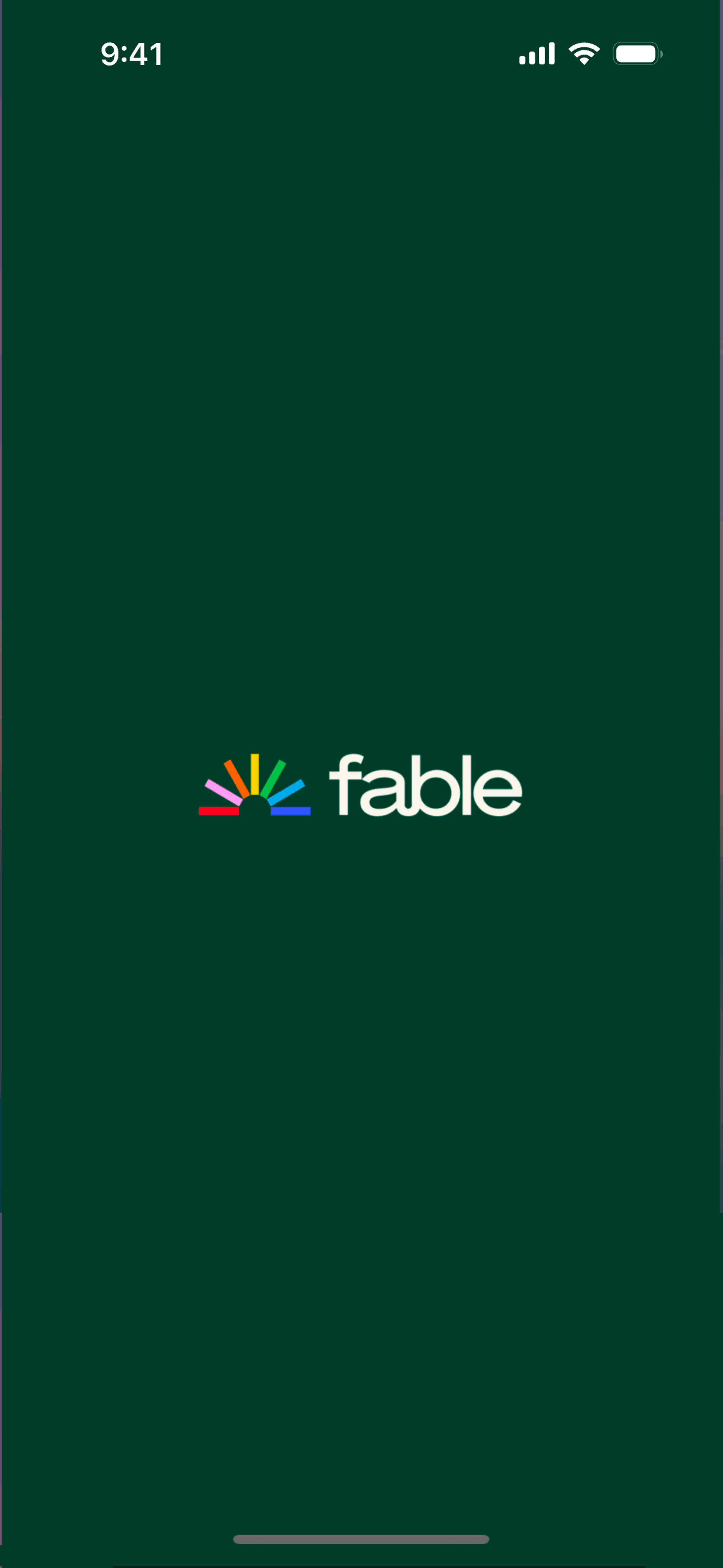 Fable iOS Social Networking interface screenshot 1