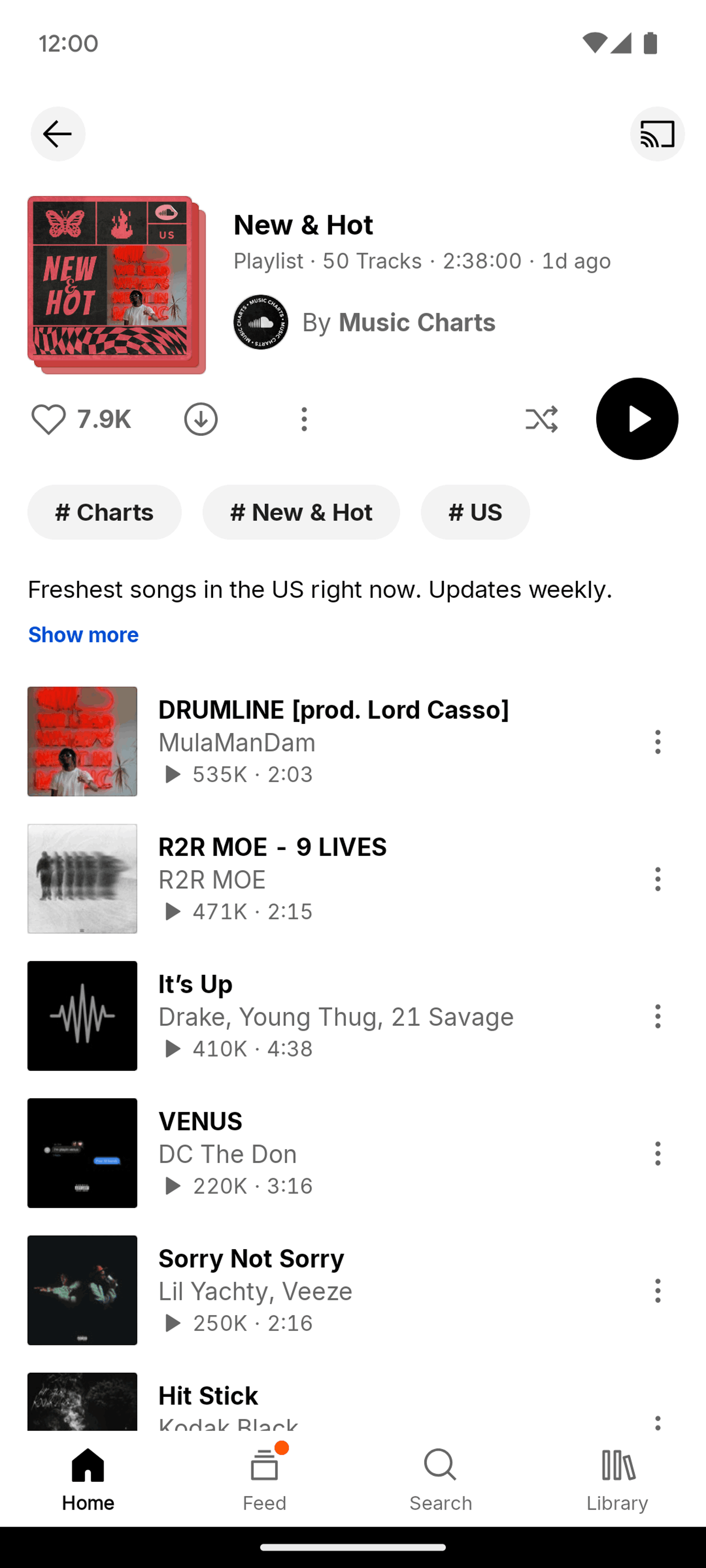 SoundCloud Android Music & Audio interface screenshot 21