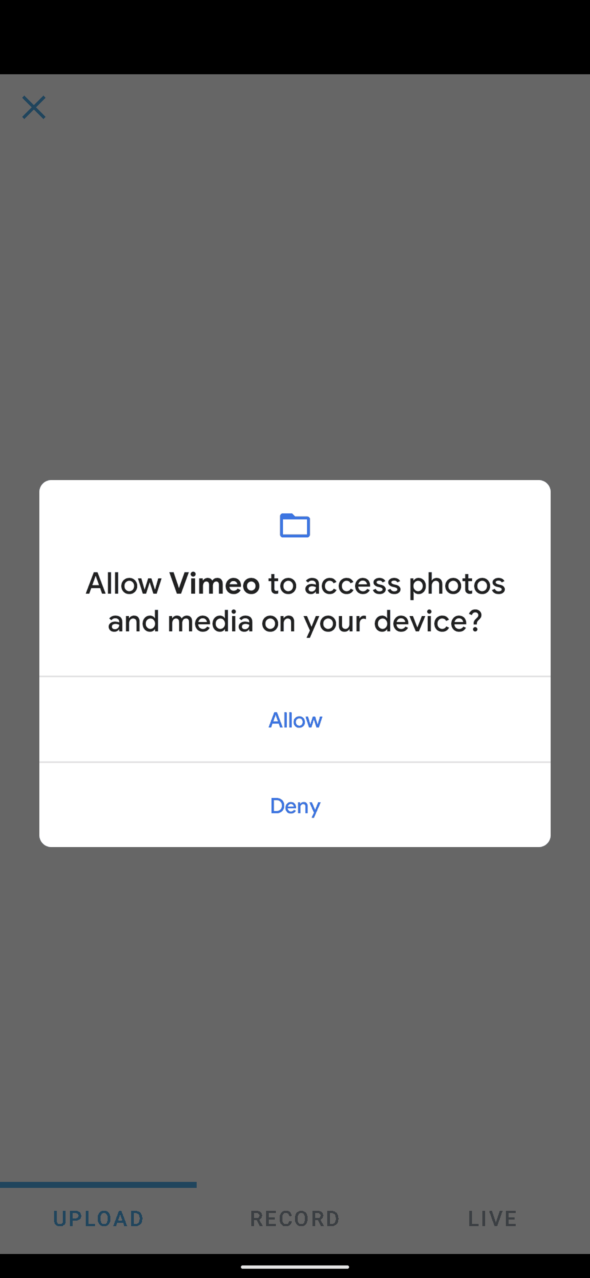 Vimeo Android Photo & Video interface screenshot 13