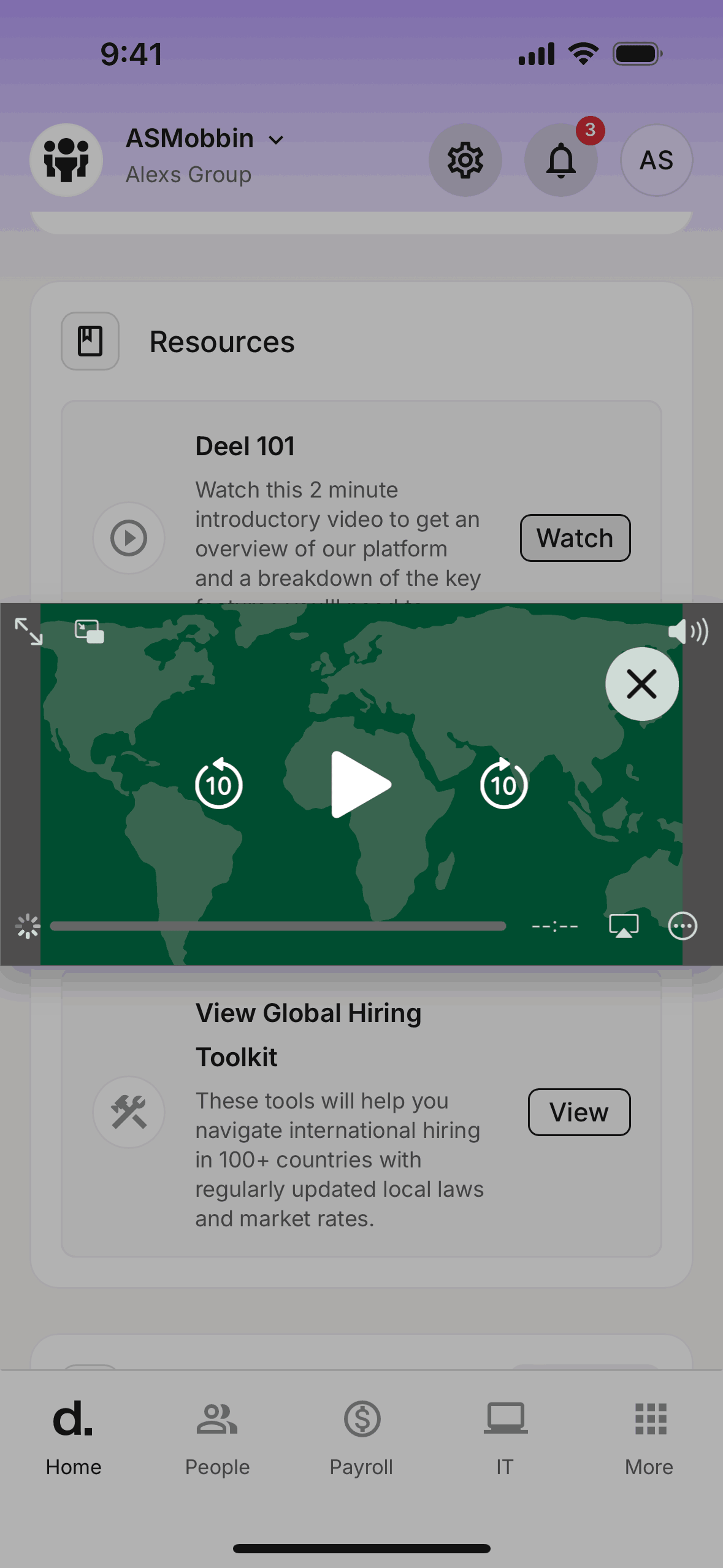 Deel iOS Business interface screenshot 6