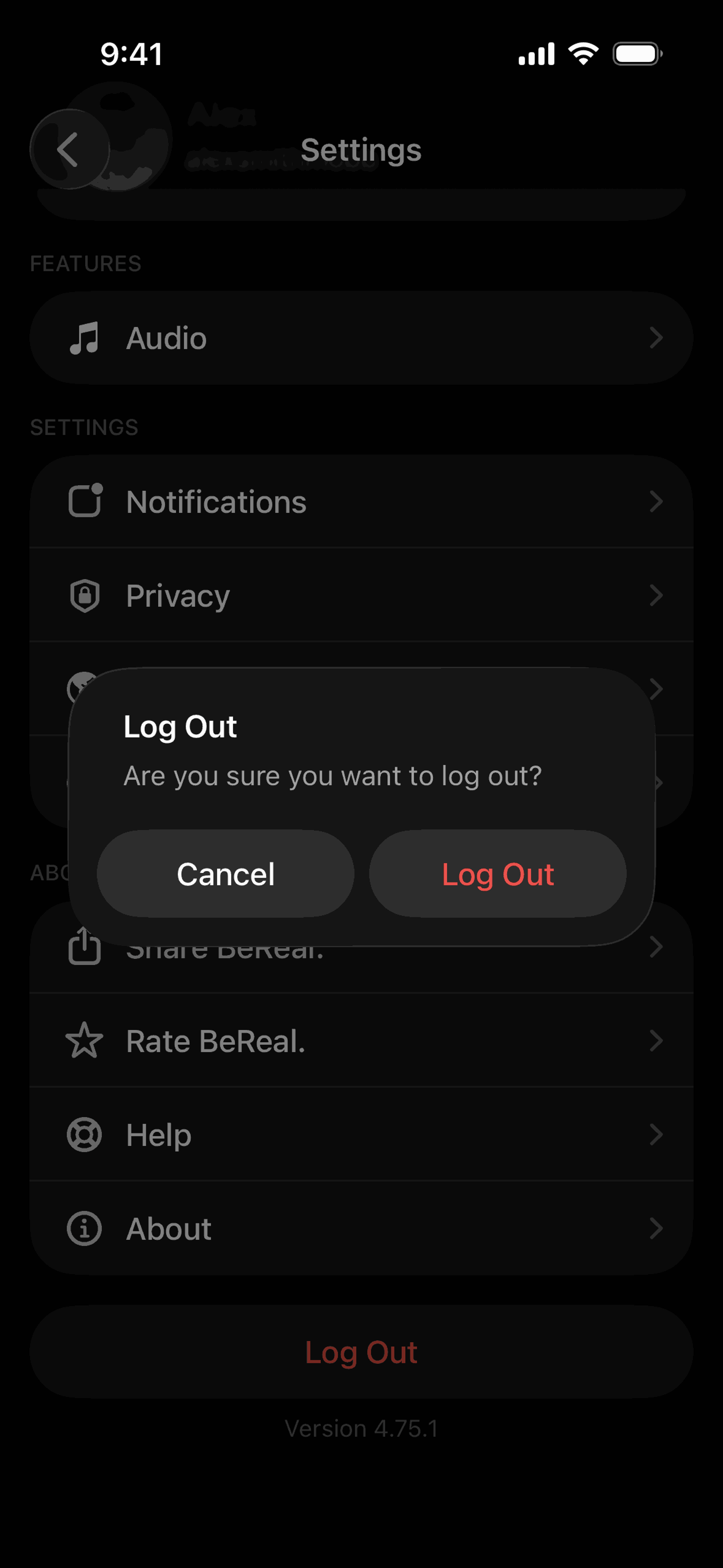 BeReal. iOS Photo & Video interface screenshot 9
