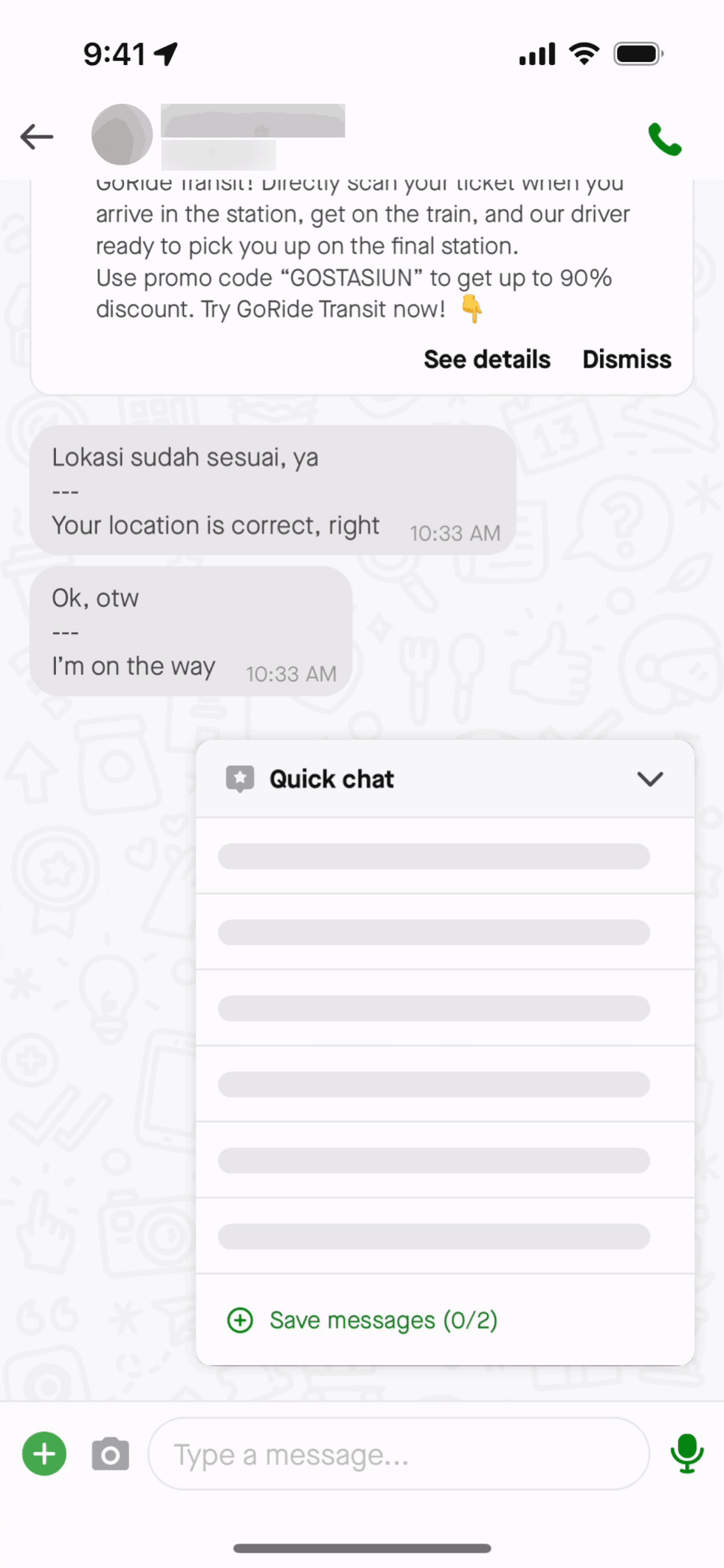 Gojek iOS Travel & Transportation interface screenshot 14